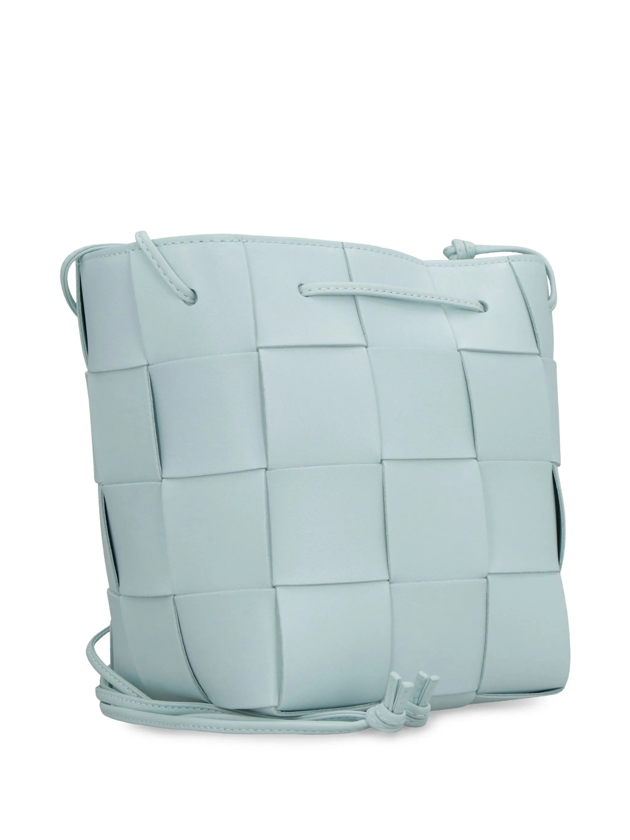 small Cassette leather bucket bag