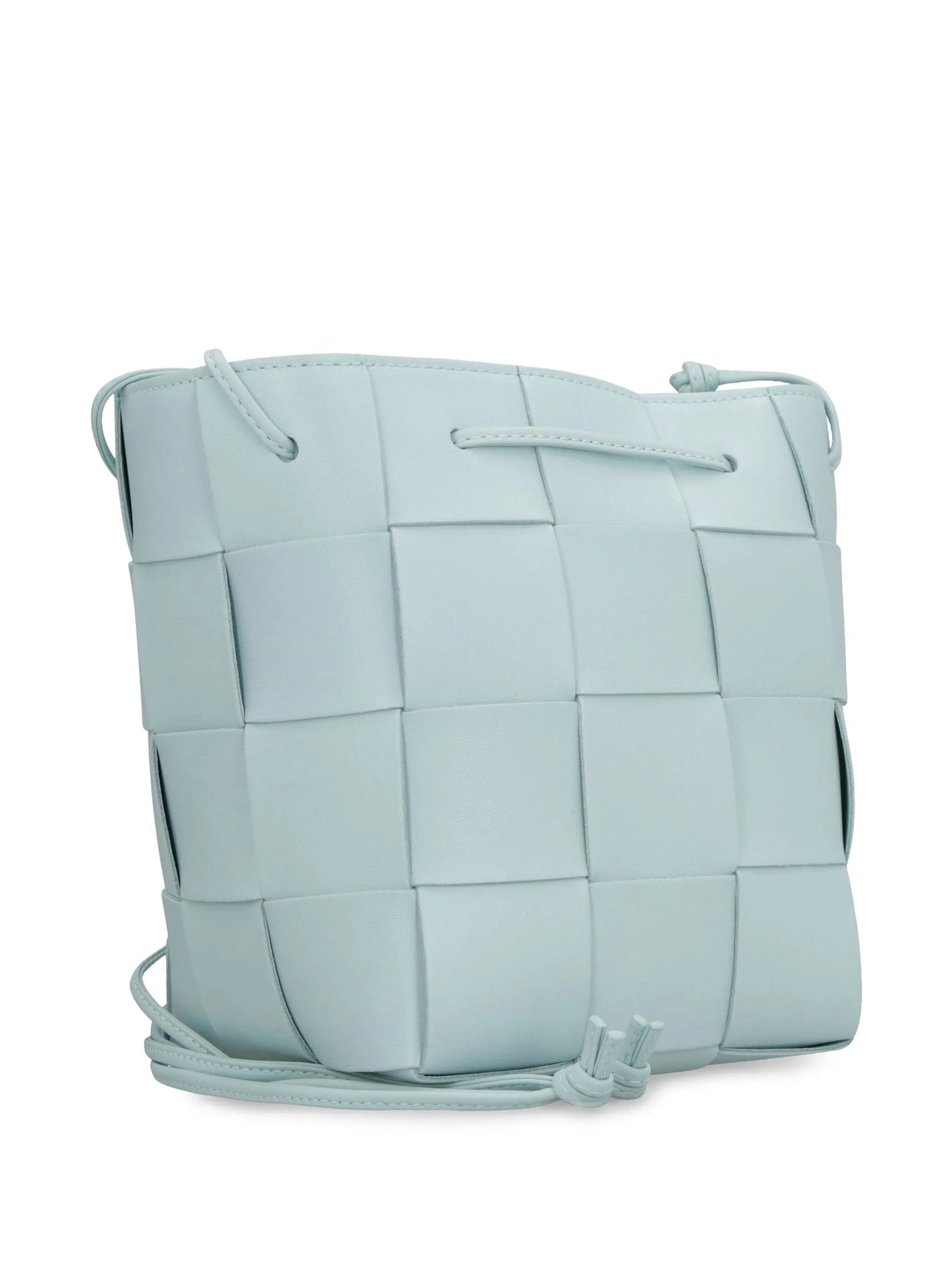 small Cassette leather bucket bag