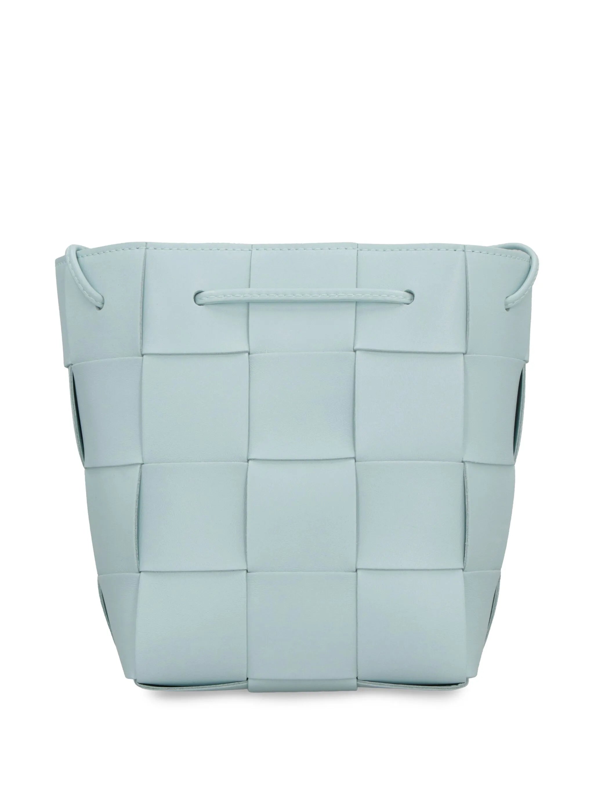 small Cassette leather bucket bag