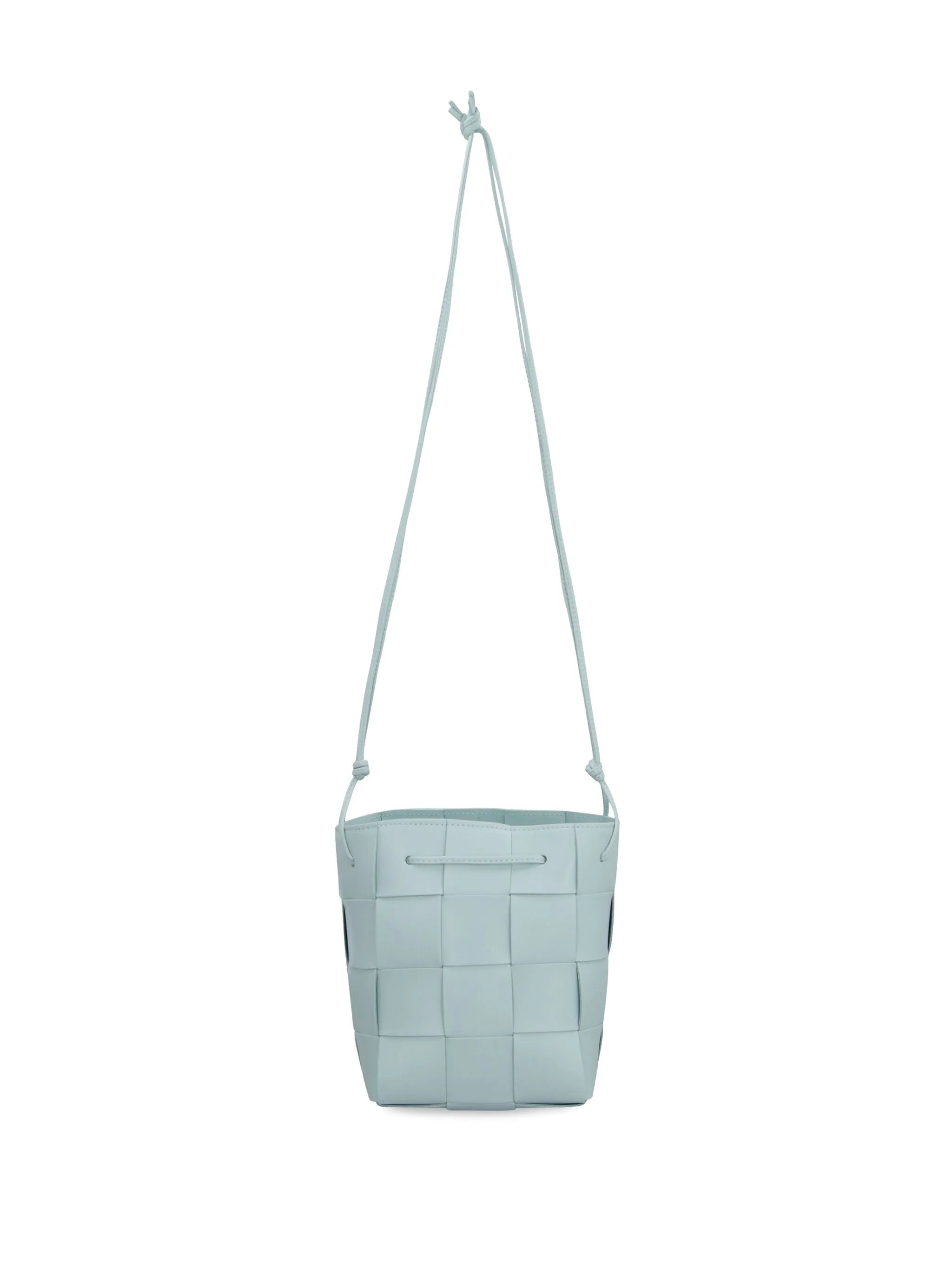 small Cassette leather bucket bag