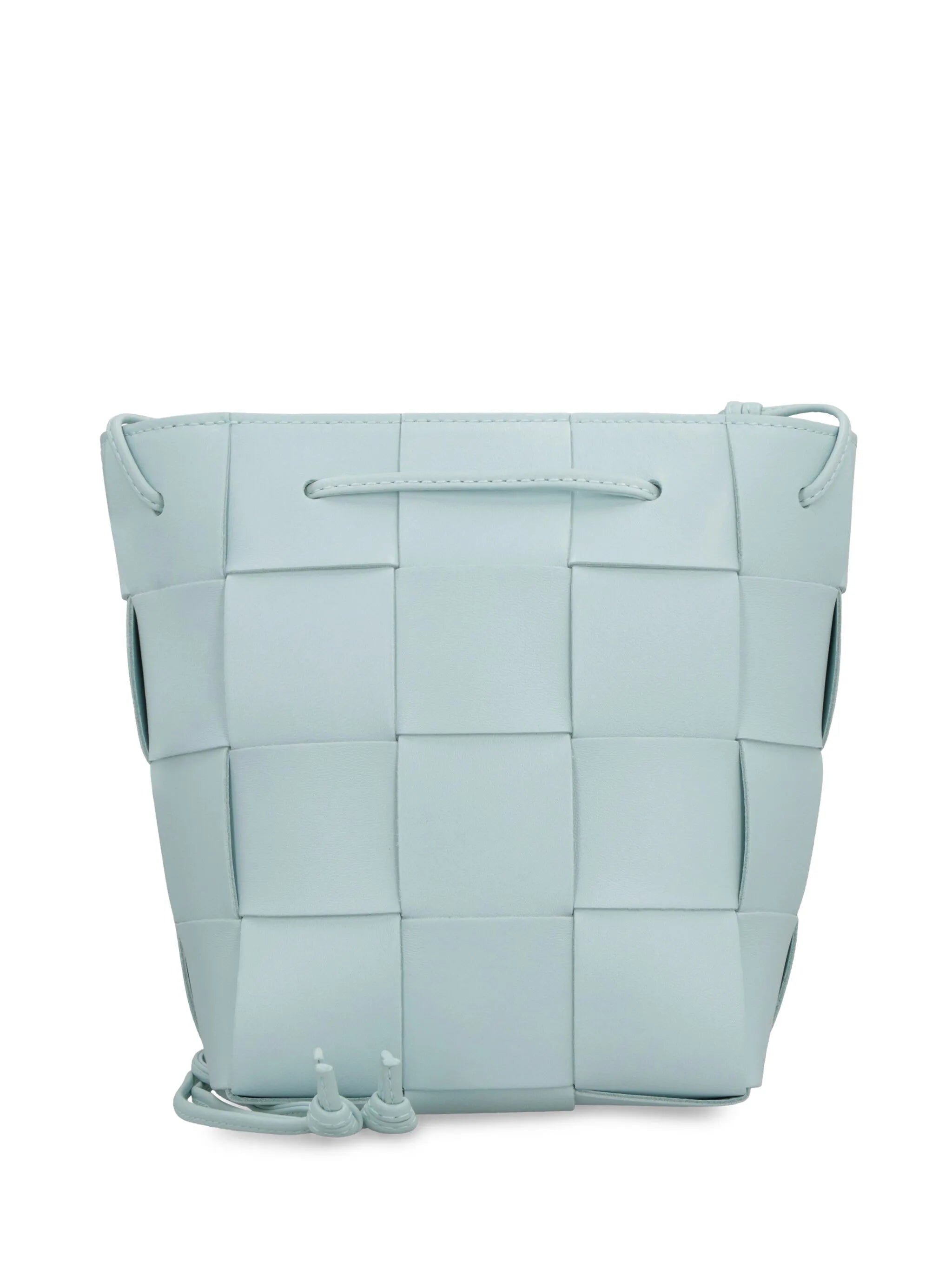 small Cassette leather bucket bag