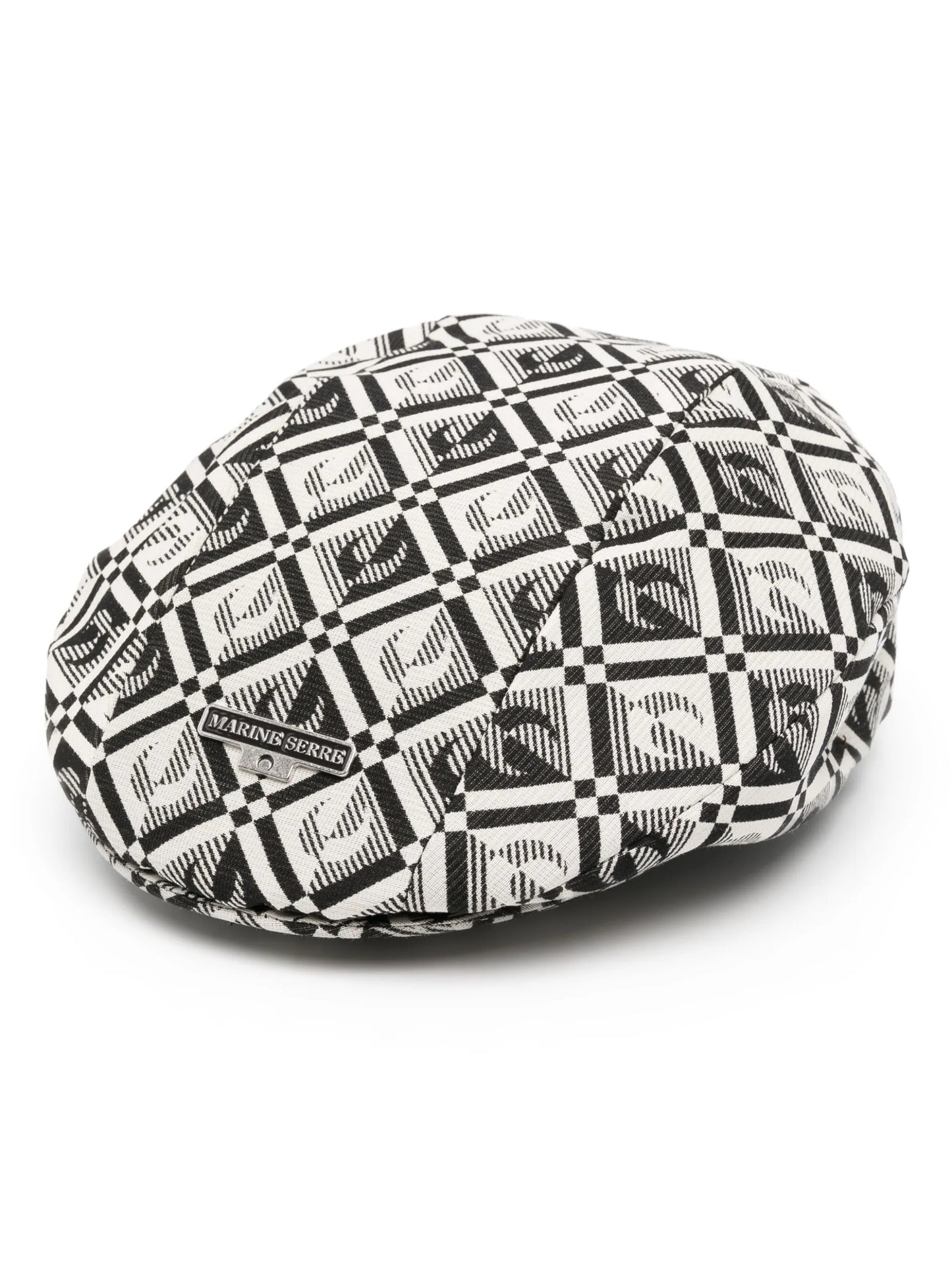 logo-patch motif-print hat