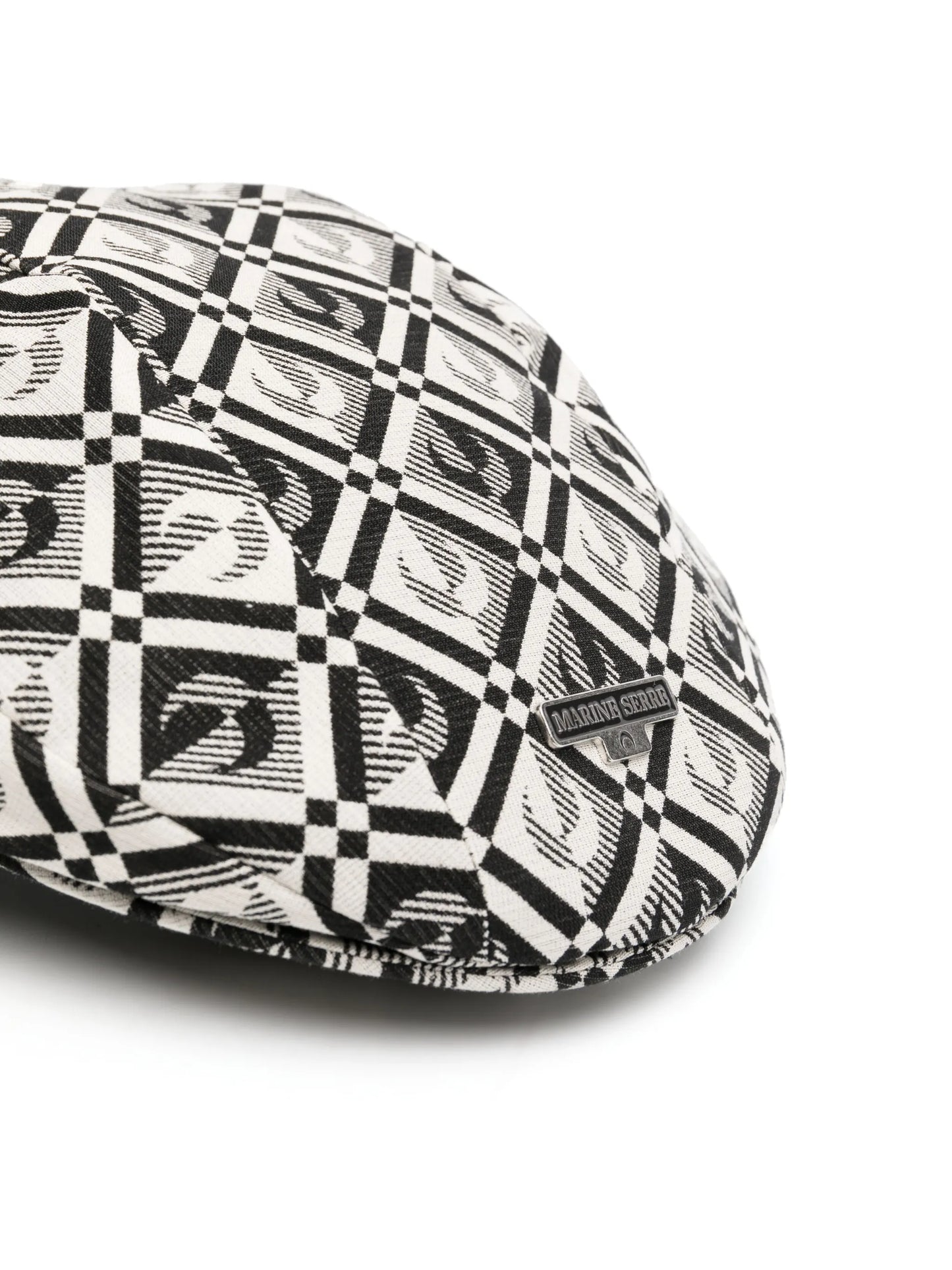 logo-patch motif-print hat