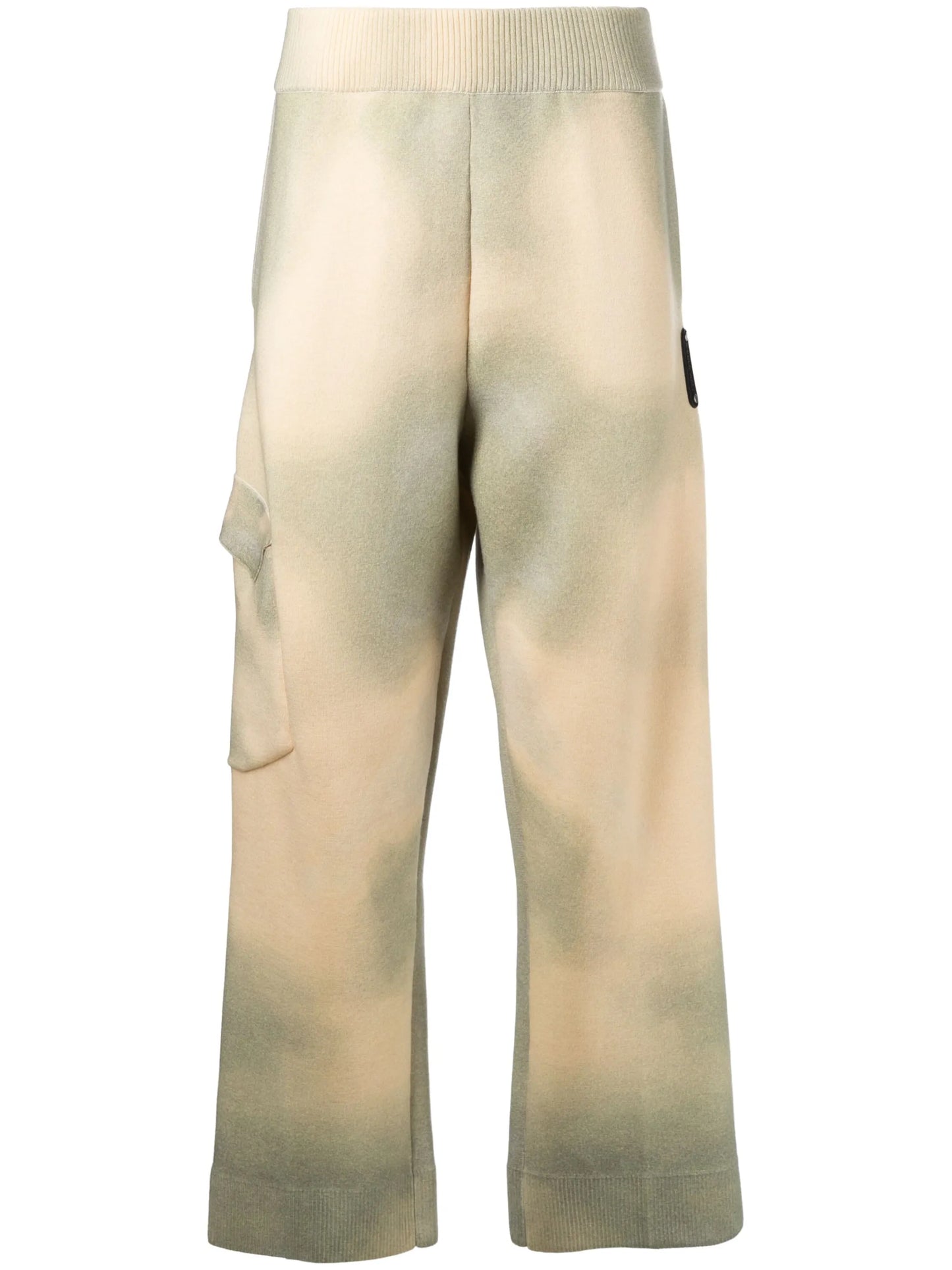 gradient high-waist trousers