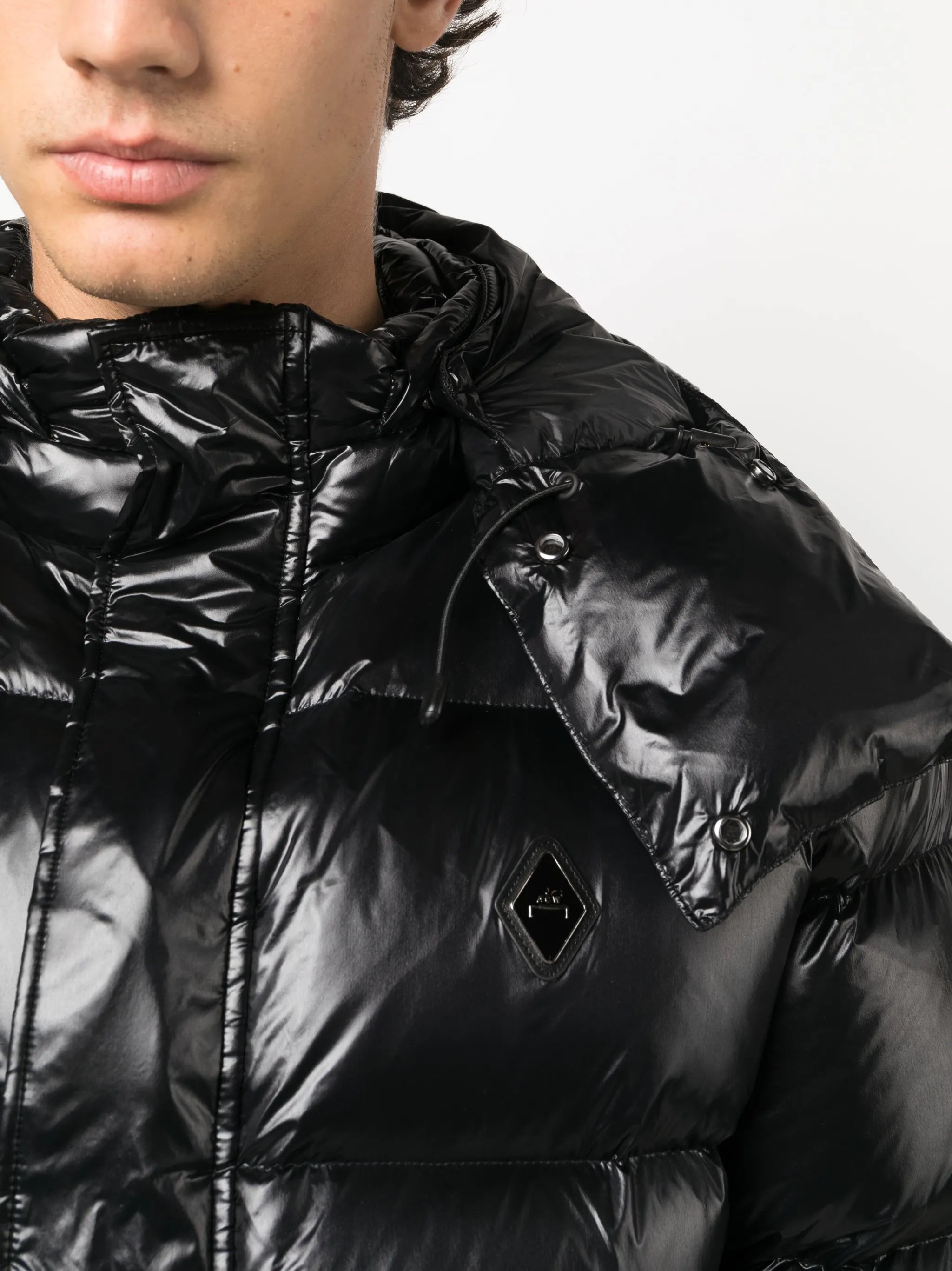 Alto hooded quilted down jacket