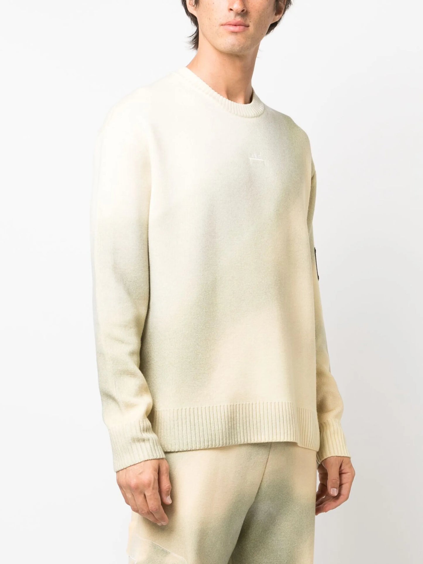 gradient-effect wool jumper