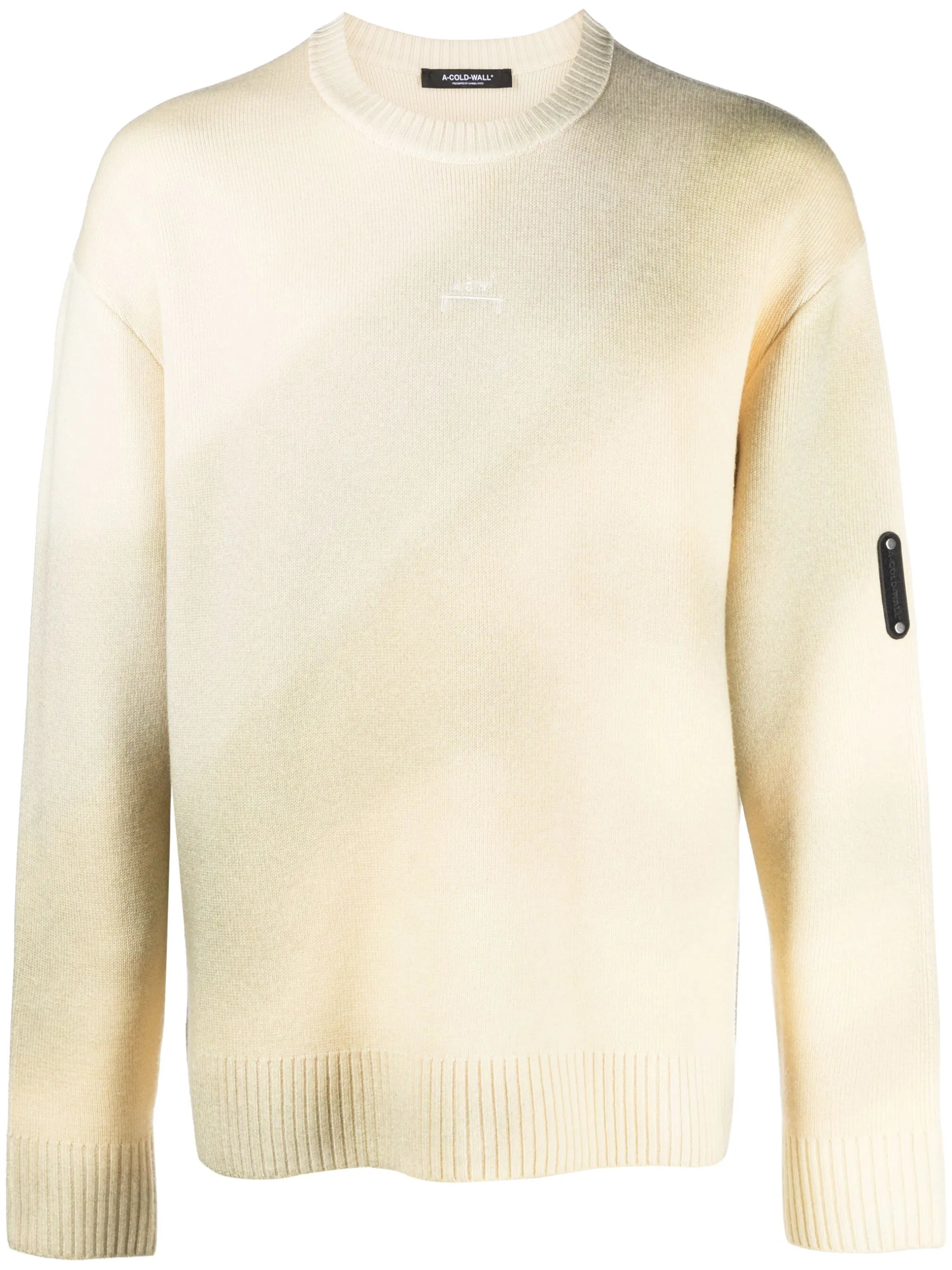 gradient-effect wool jumper