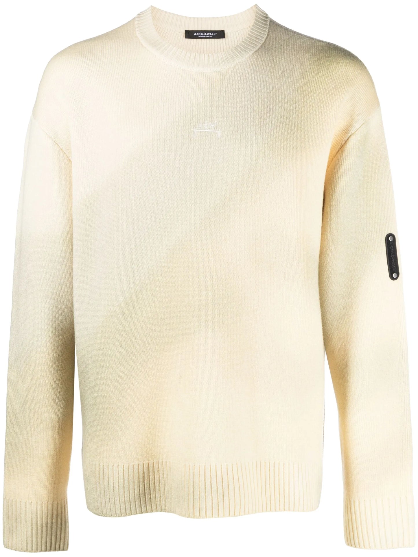 gradient-effect wool jumper