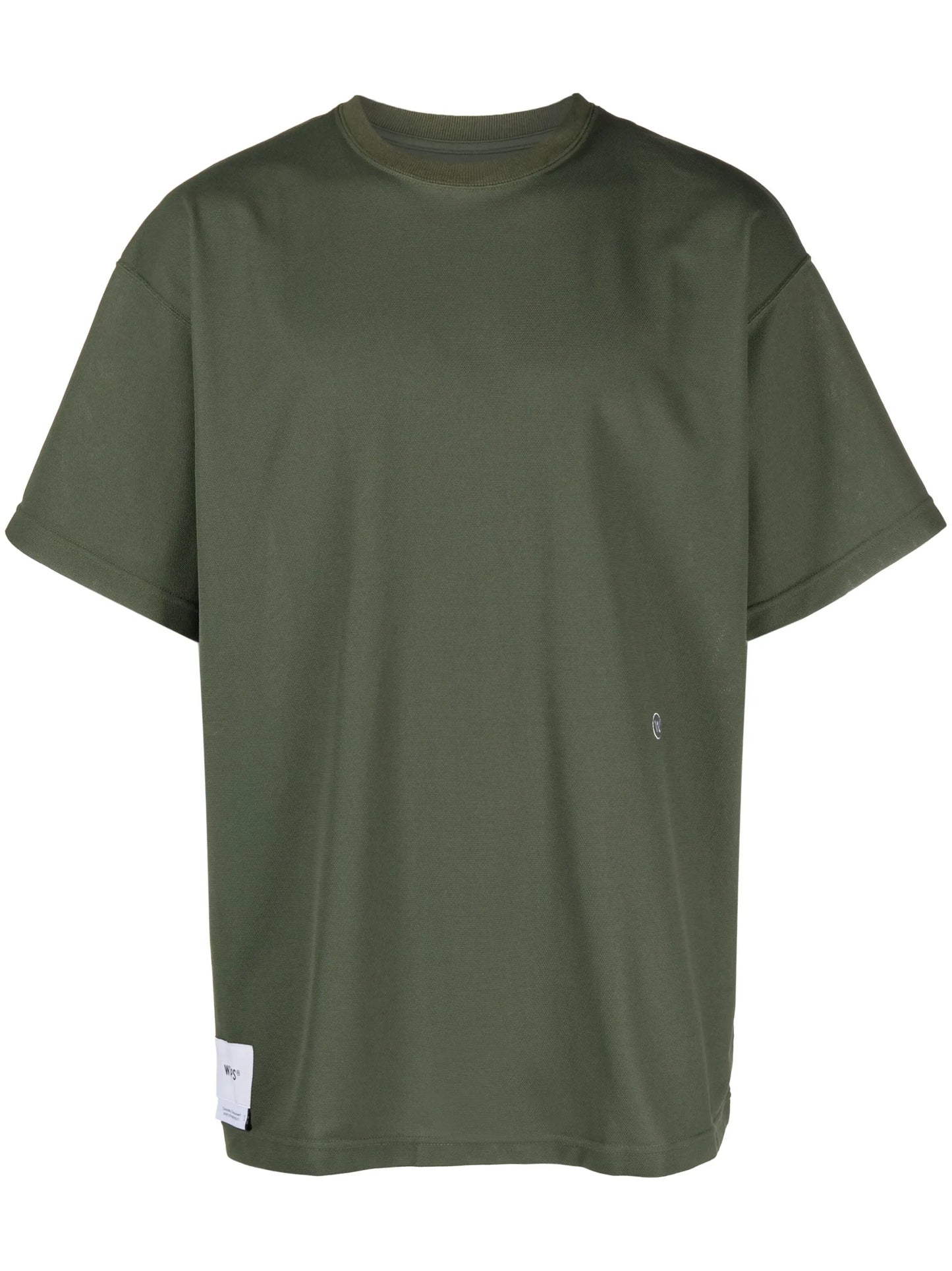 logo-embroidered oversized T-shirt