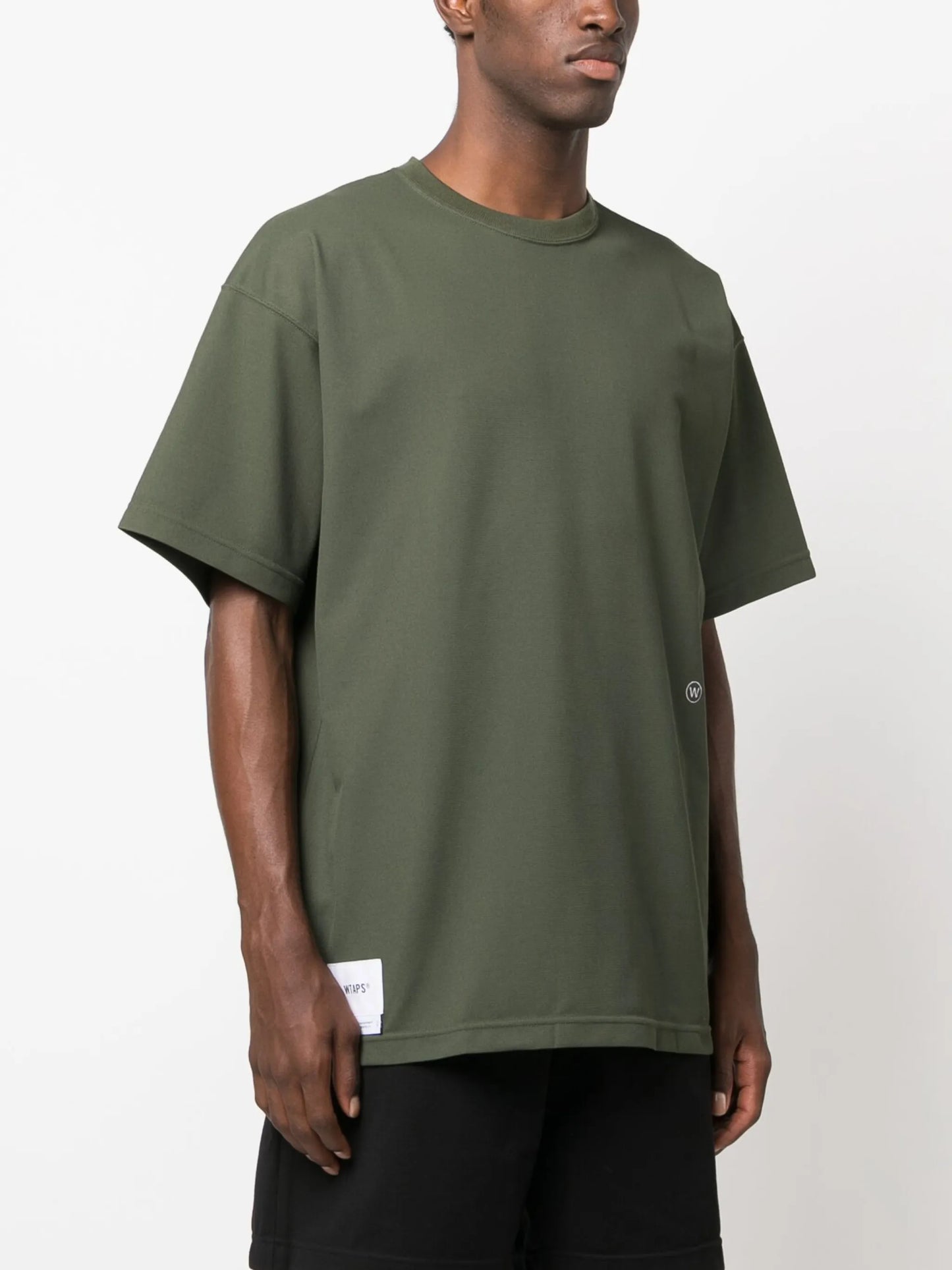 logo-embroidered oversized T-shirt
