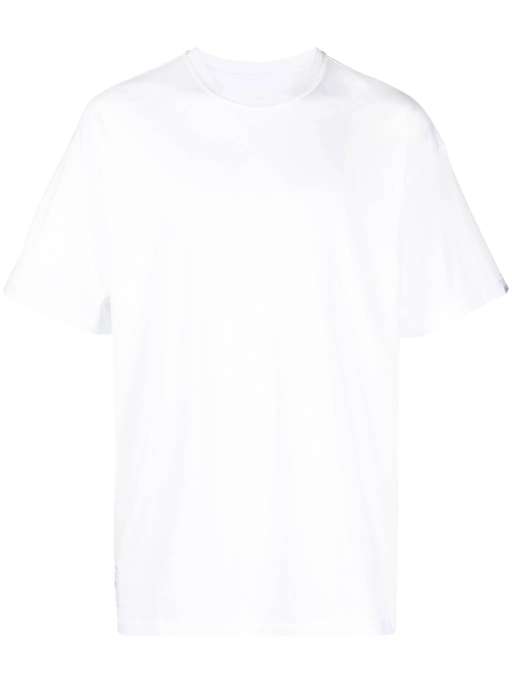 logo-patch drop-shoulder T-shirt