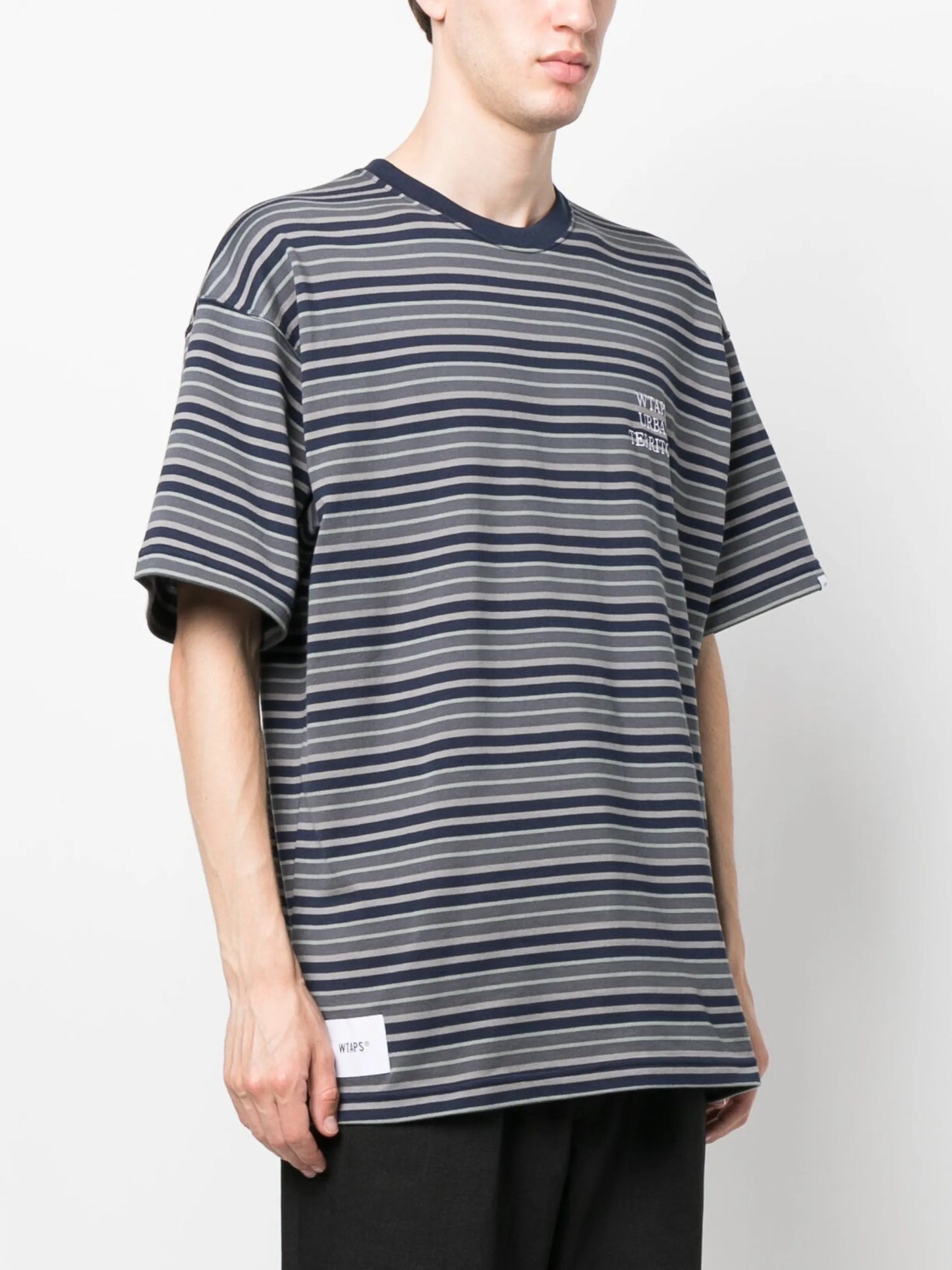 striped cotton T-shirt