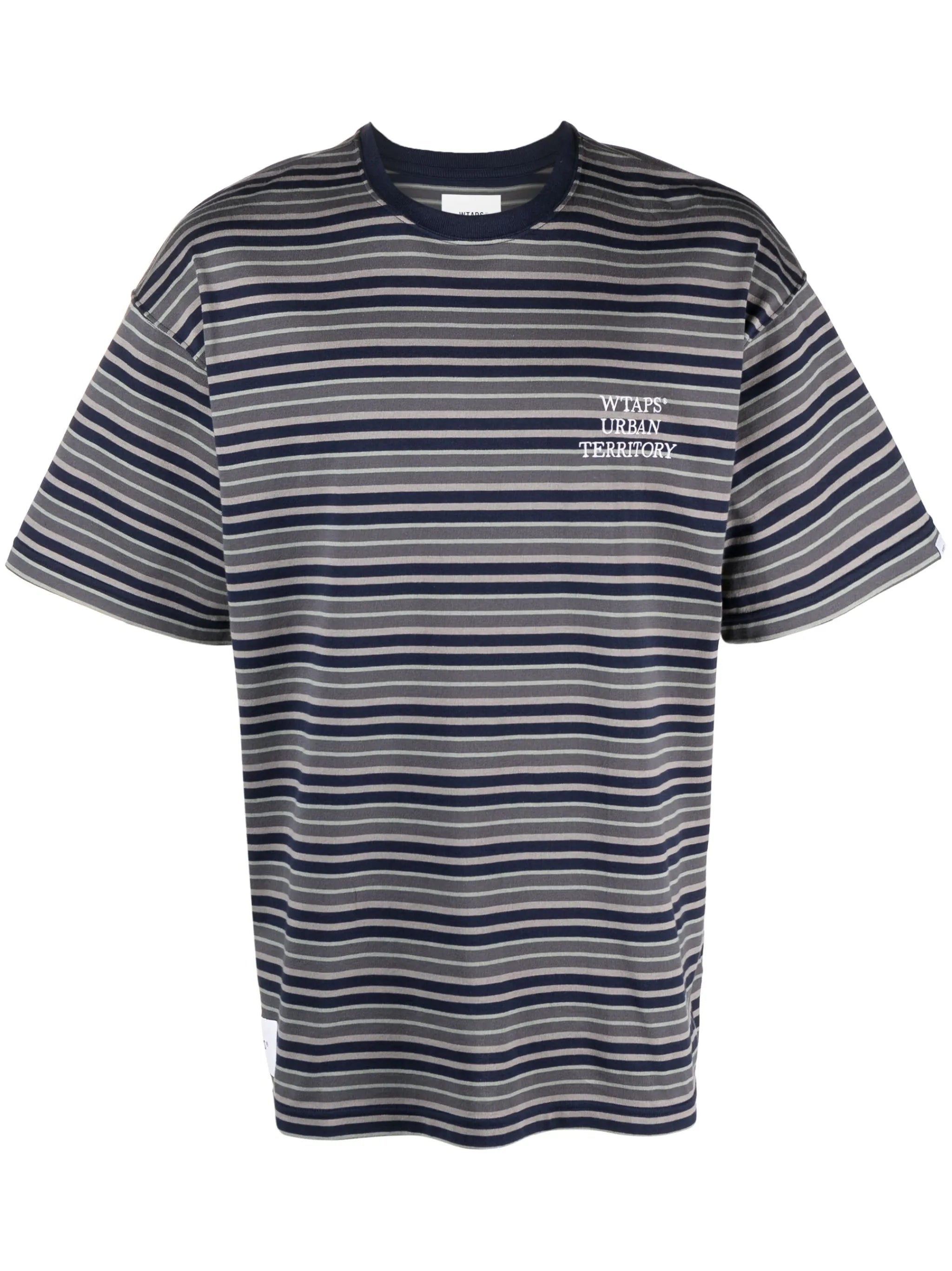 striped cotton T-shirt