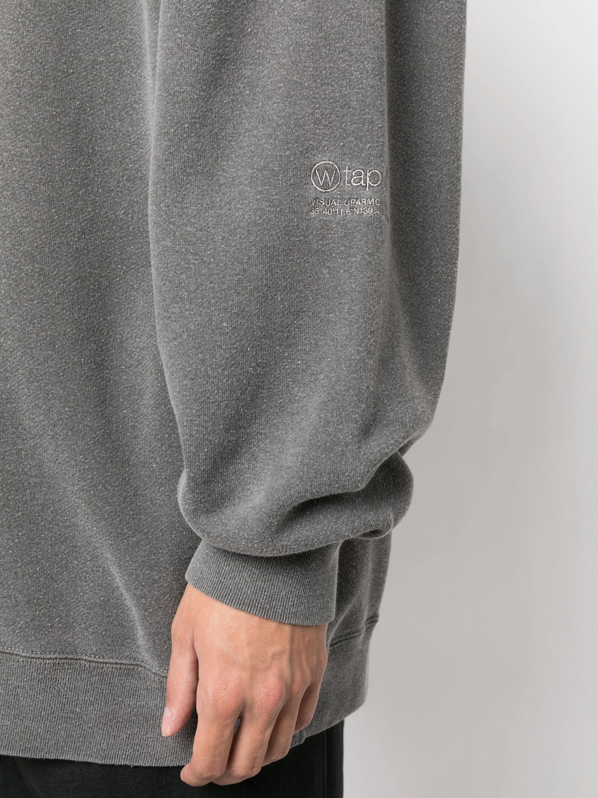 logo-embroidered cotton sweatshirt