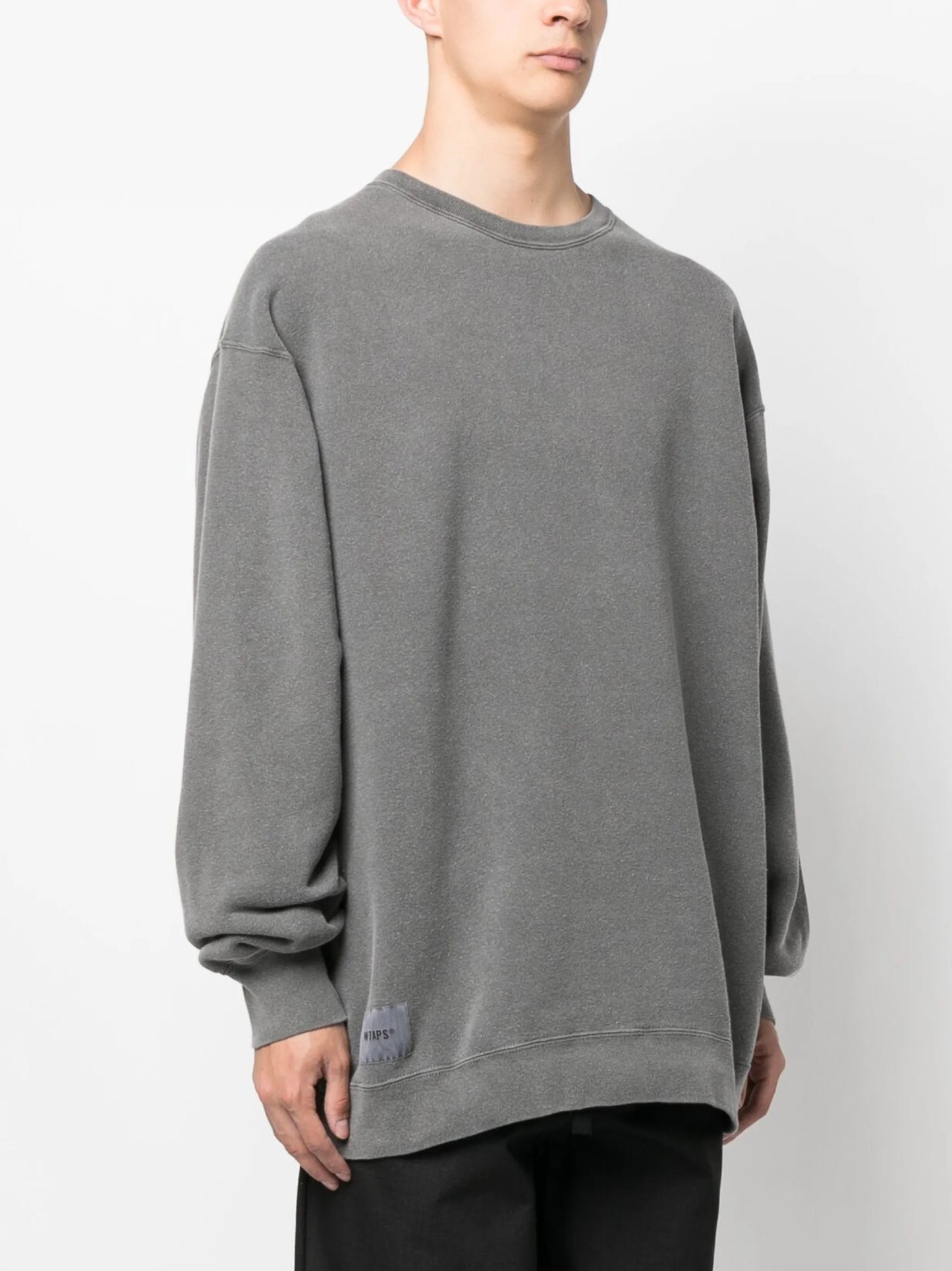 logo-embroidered cotton sweatshirt