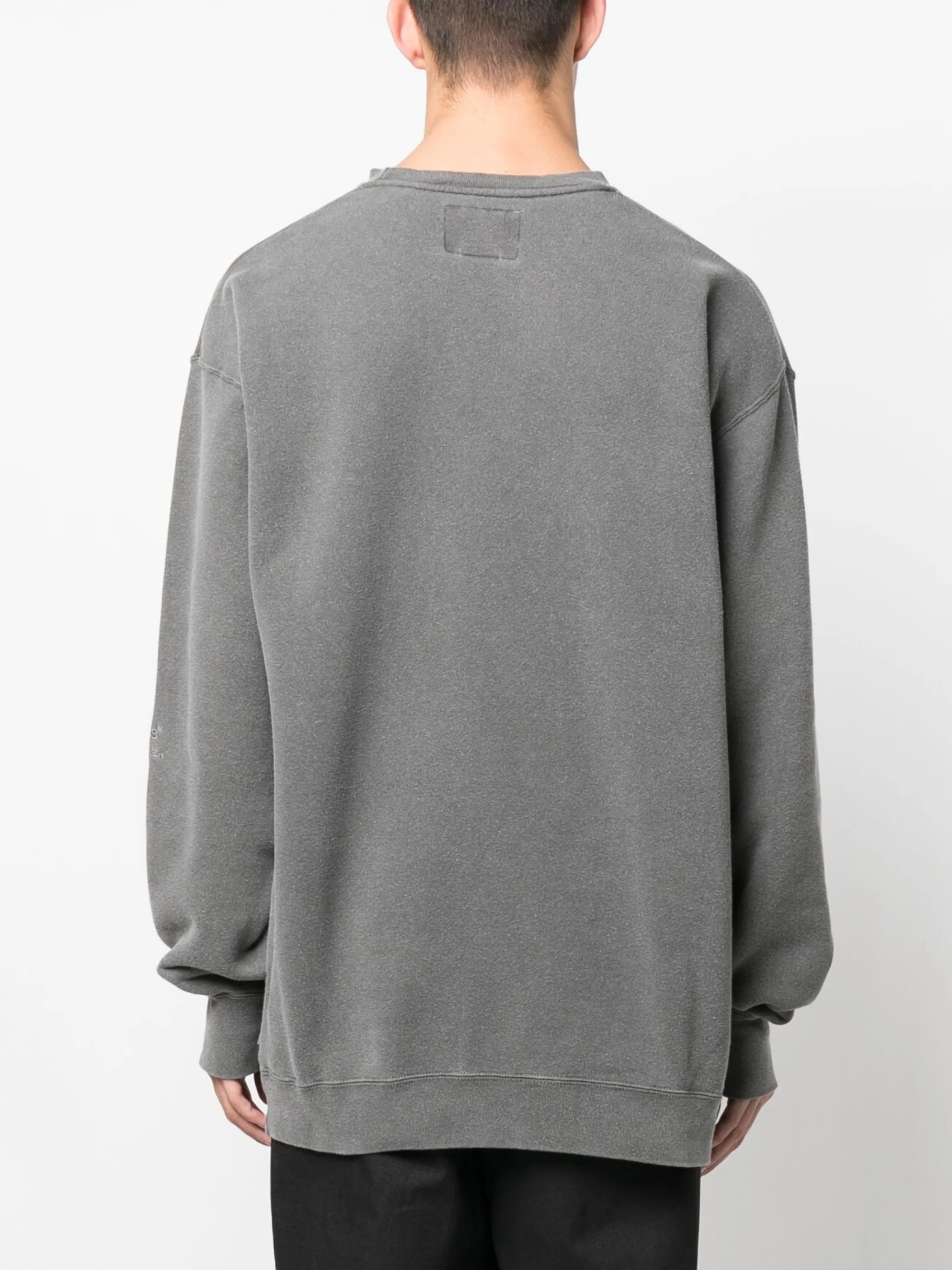logo-embroidered cotton sweatshirt