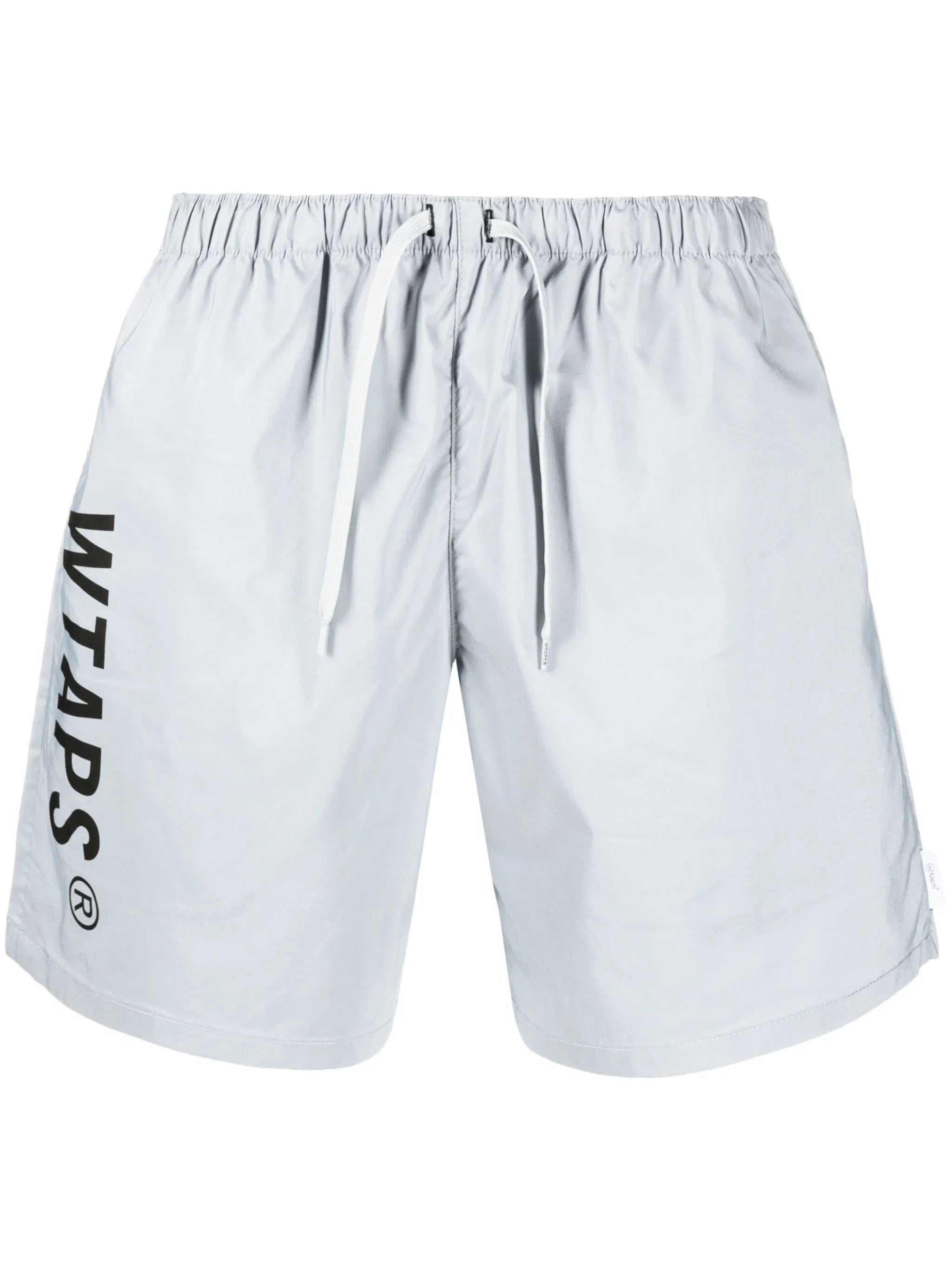logo-print cotton shorts
