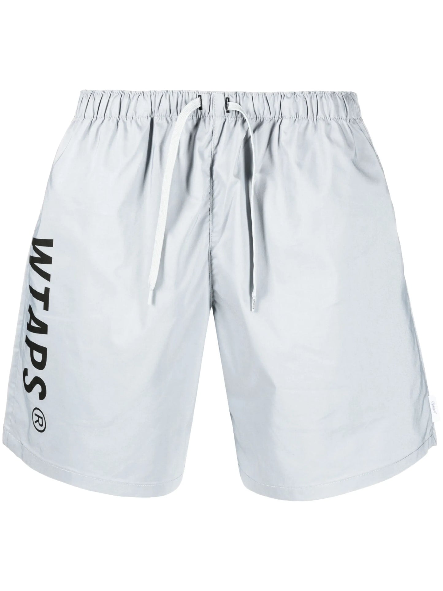 logo-print cotton shorts