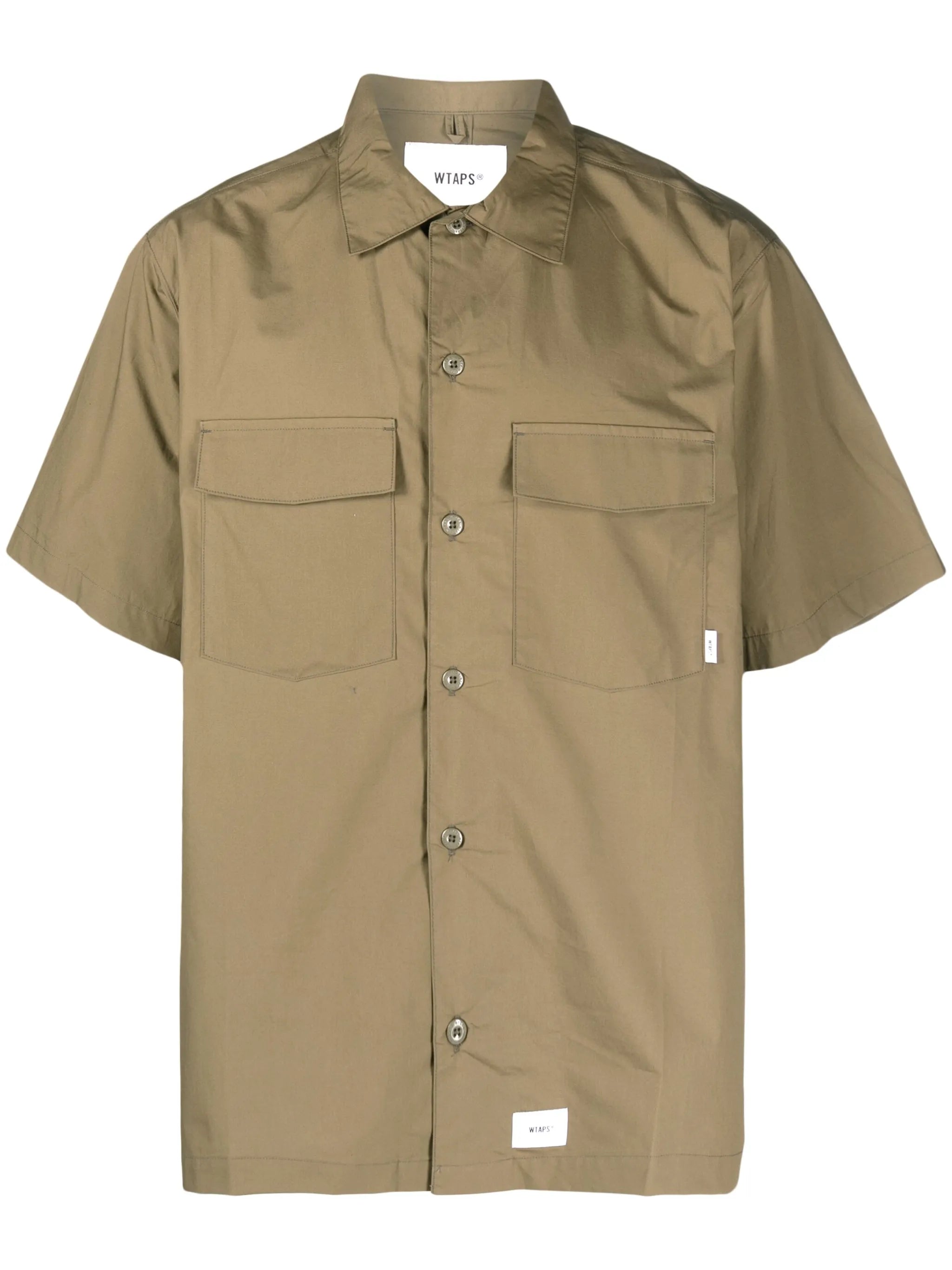 short-sleeve cotton shirt