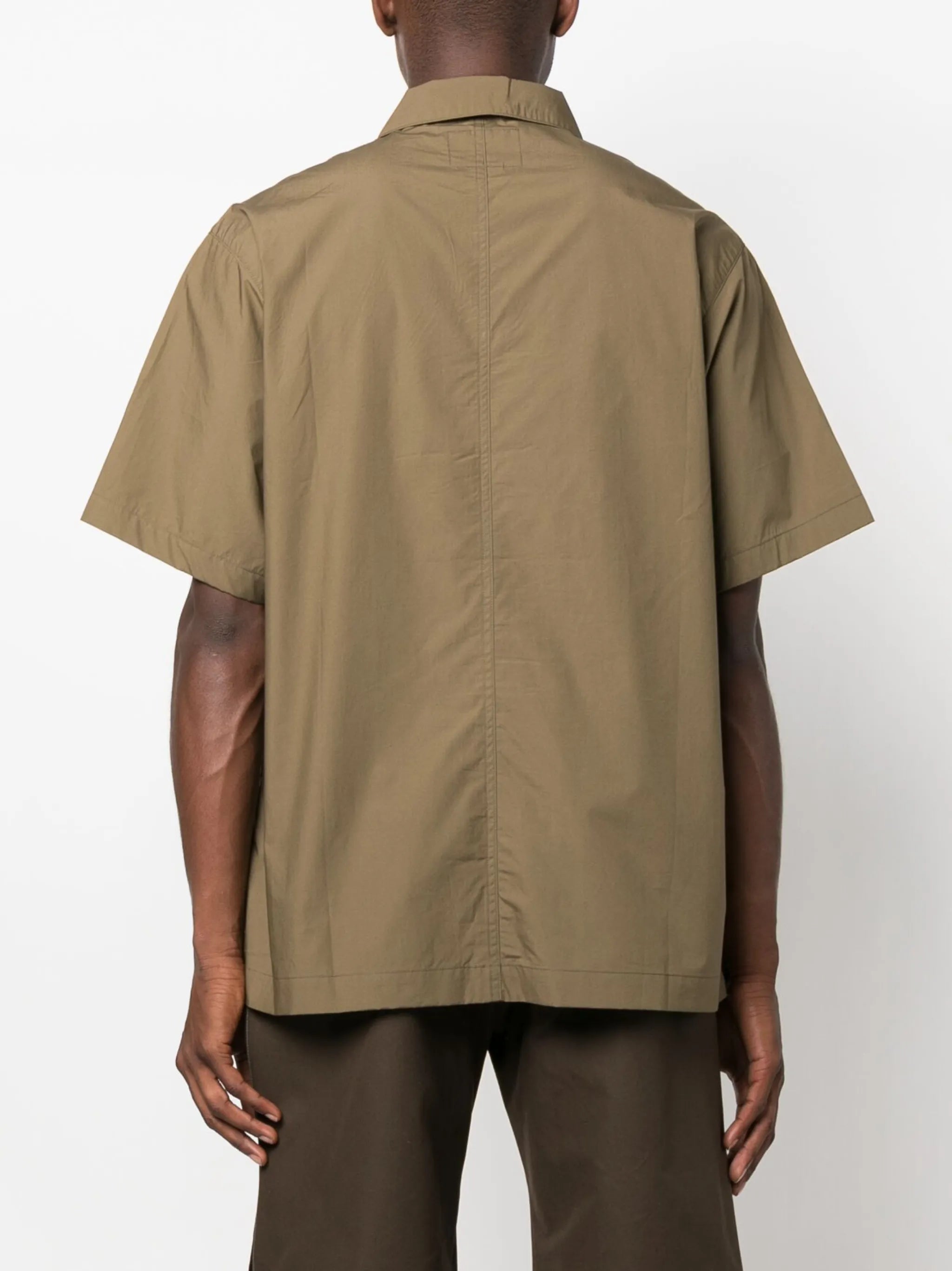 short-sleeve cotton shirt