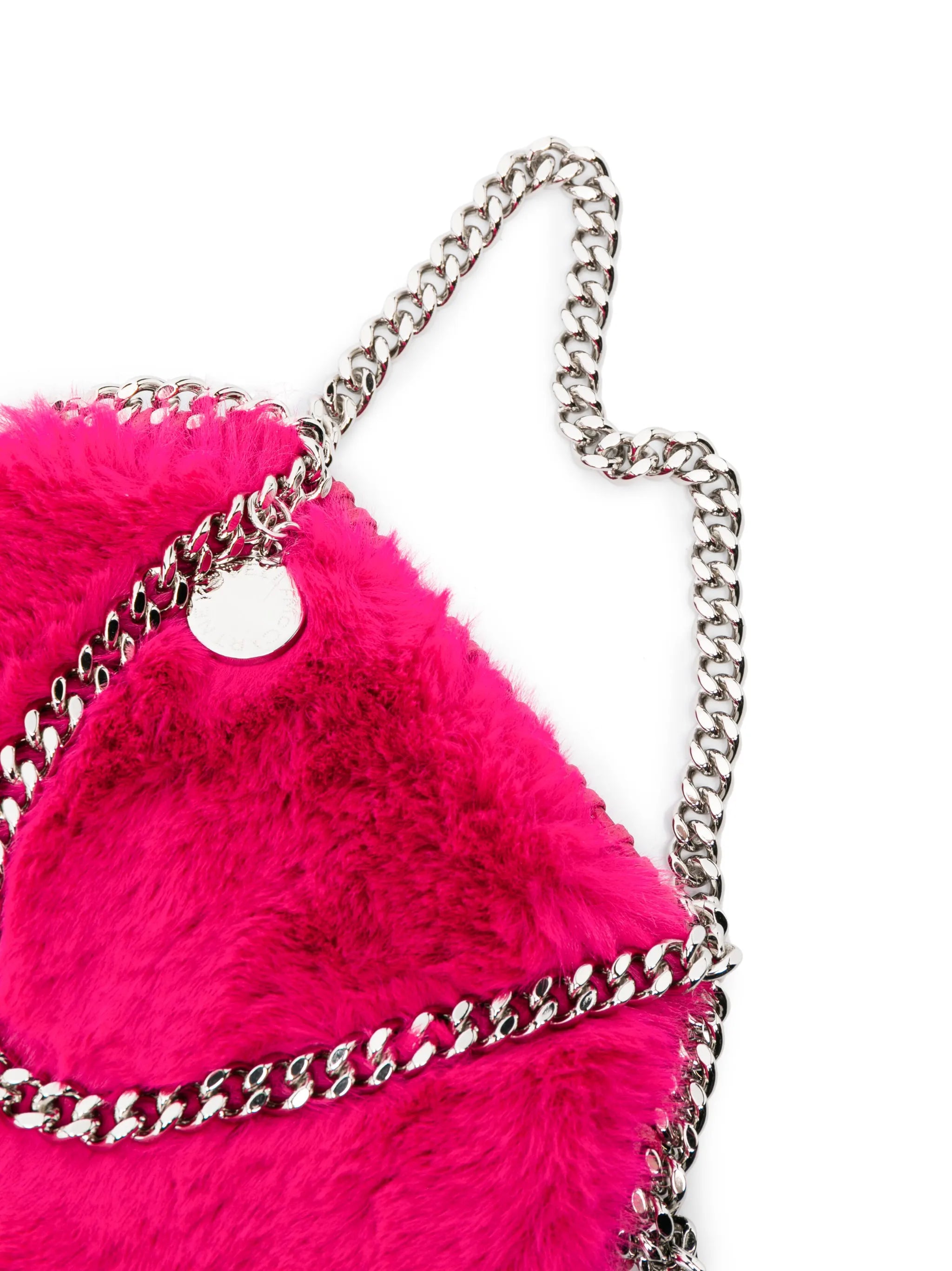 mini Falabella faux-fur tote bag