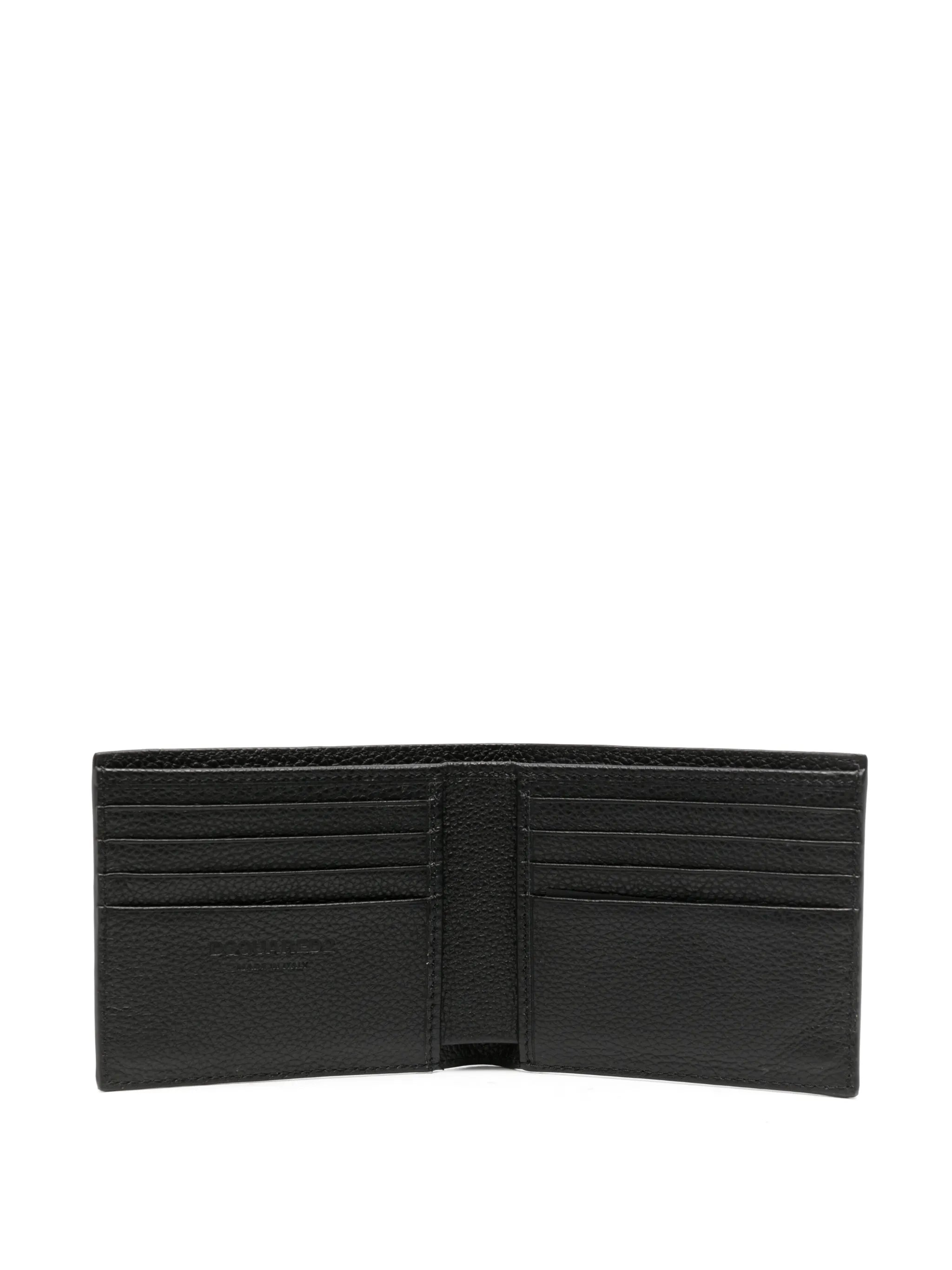 logo-debossed bi-fold wallet
