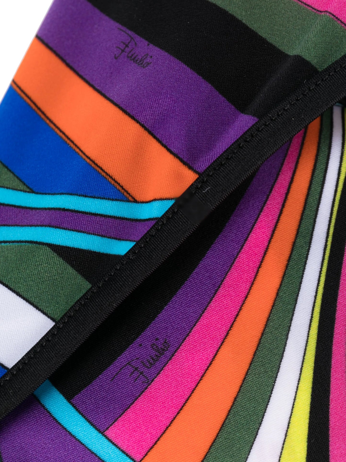 graphic-print tie-fastening bikini bottoms