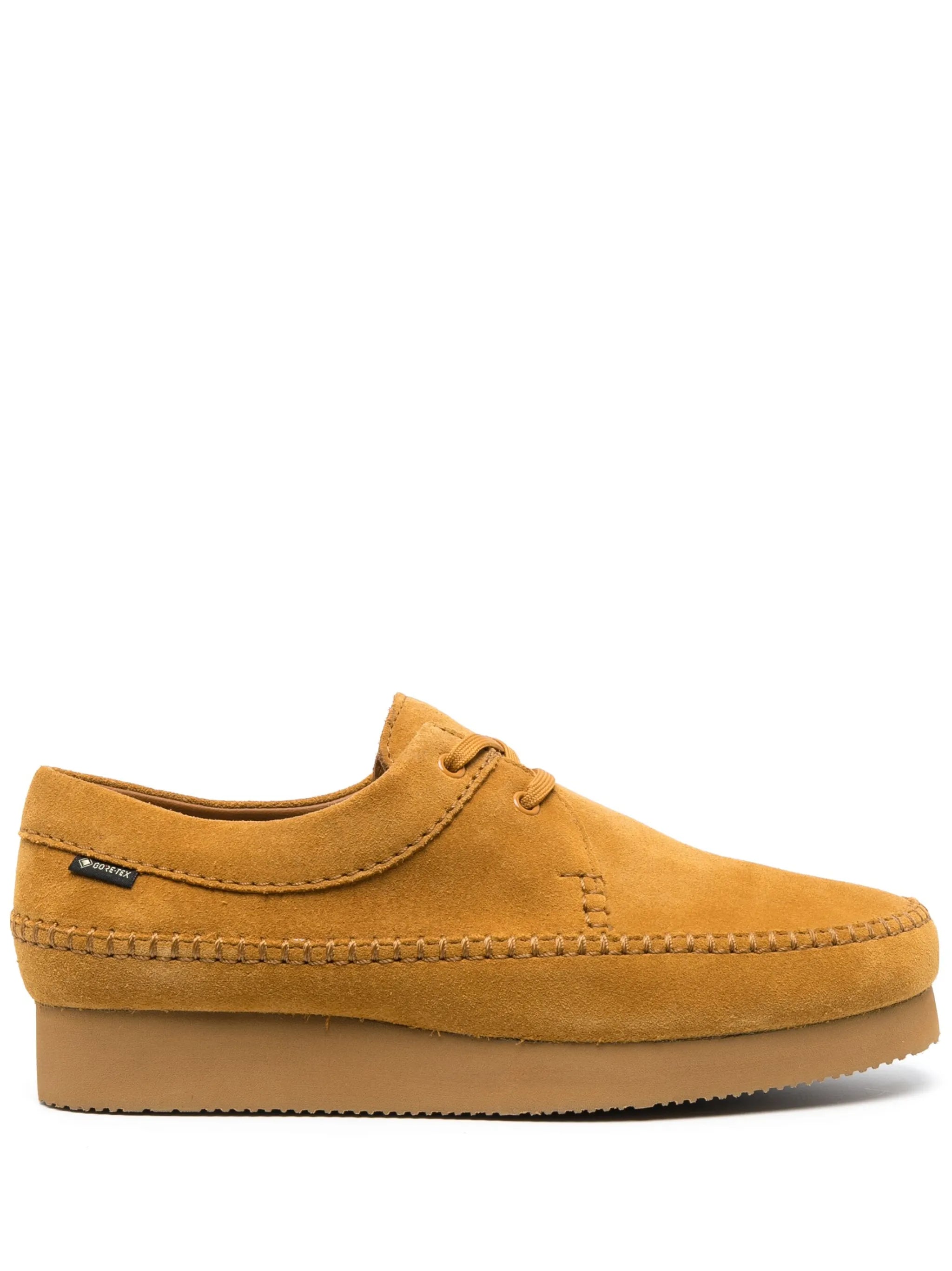 suede lace-up shoes