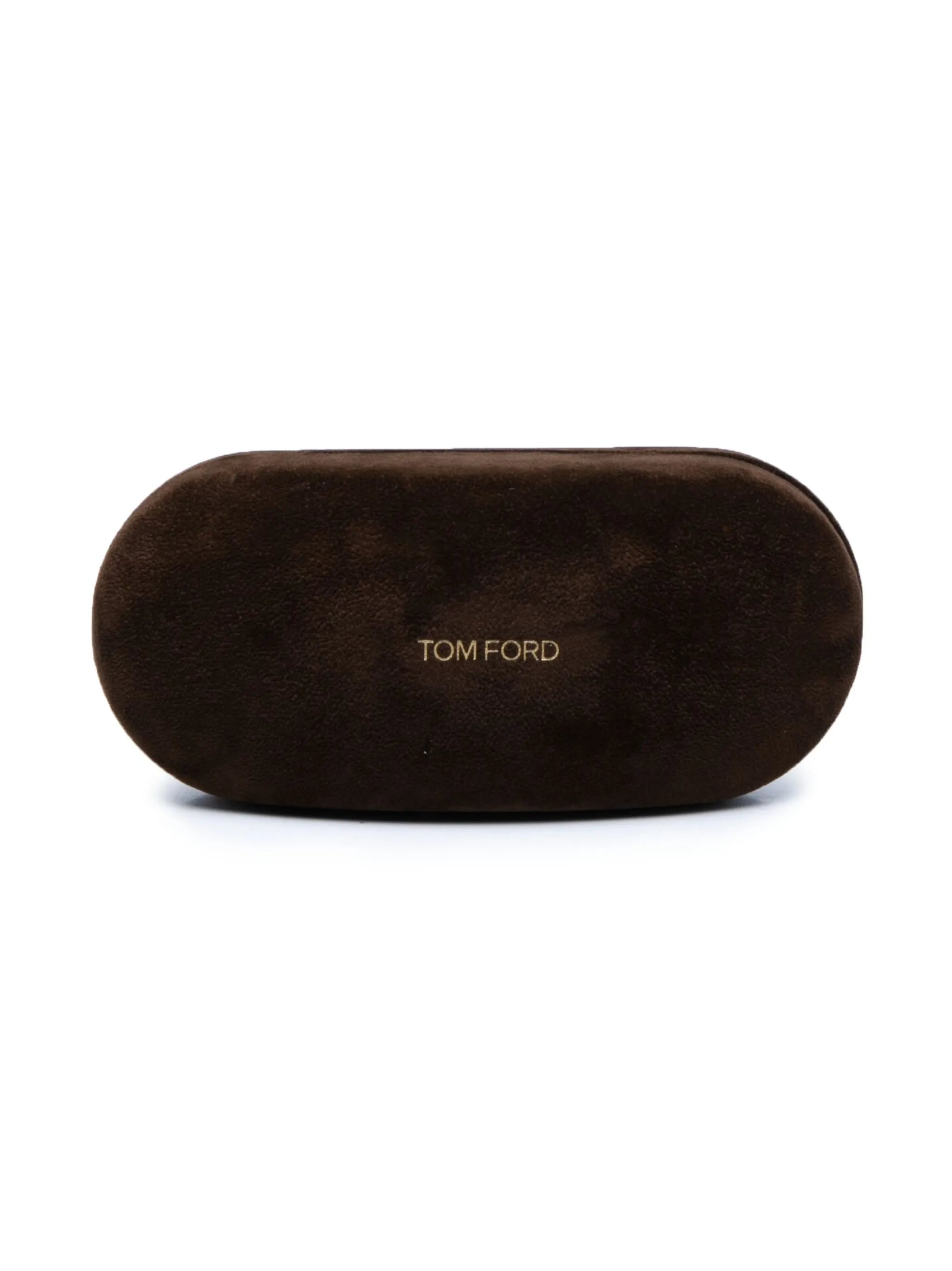 tortoiseshell-effect square-frame sunglasses