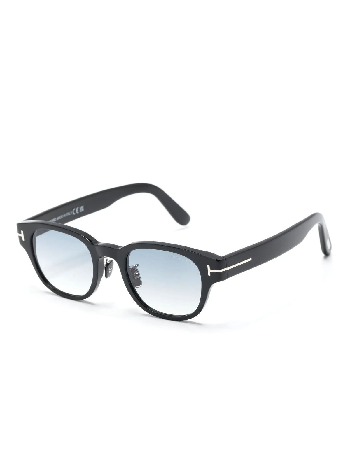 round-frame gradient-lenses sunglasses