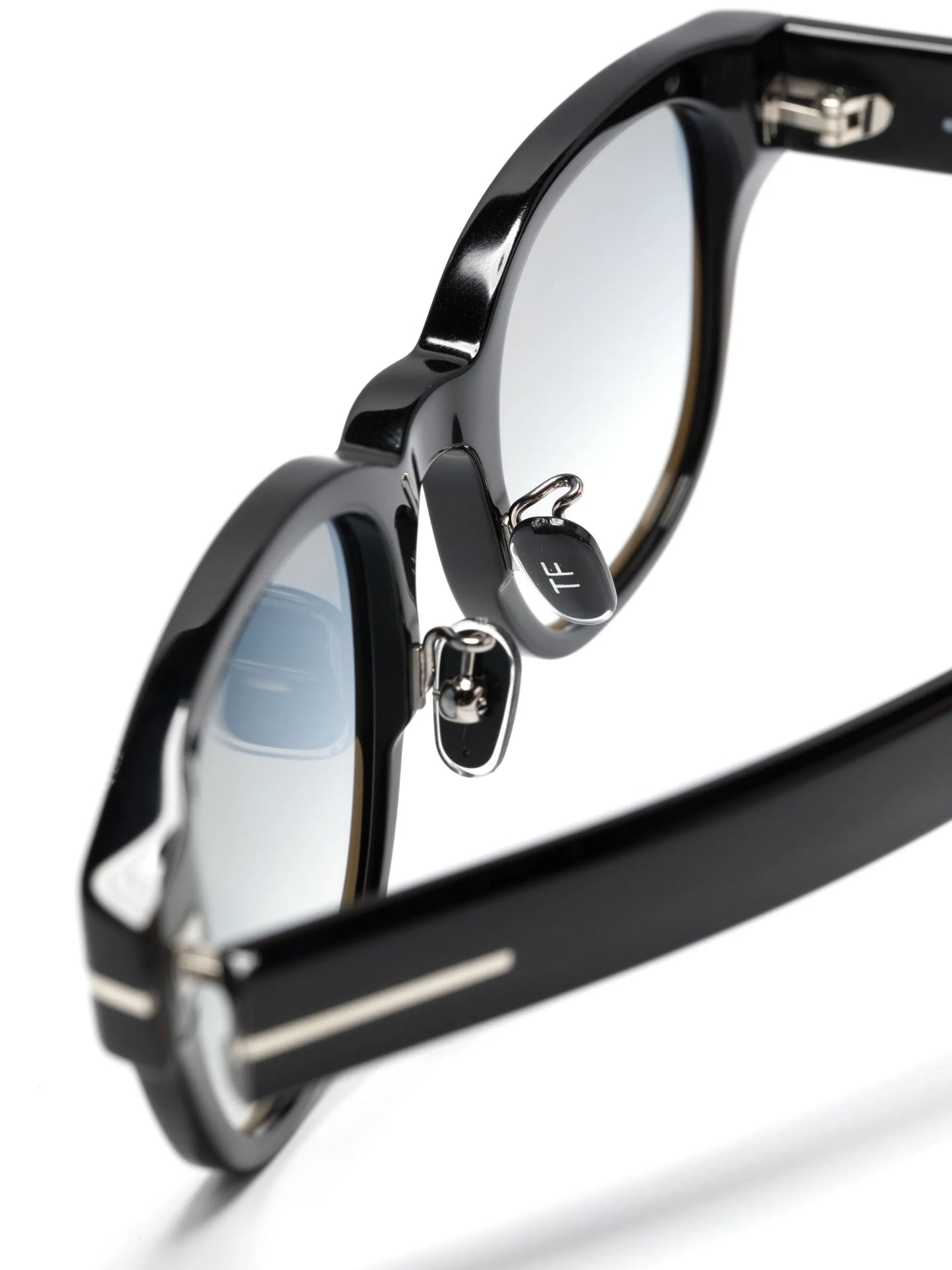 round-frame gradient-lenses sunglasses