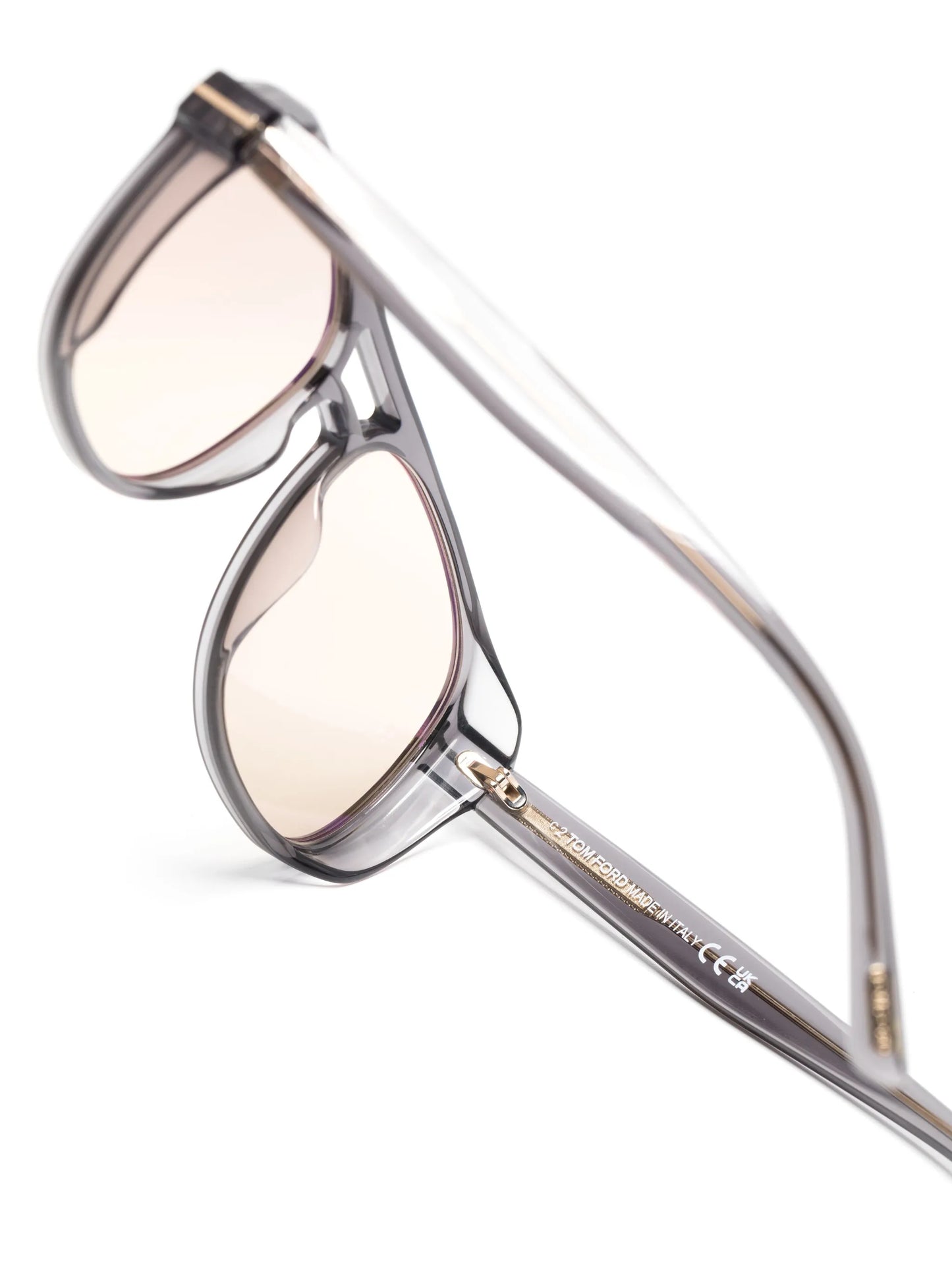 pilot-frame tinted-lenses sunglasses