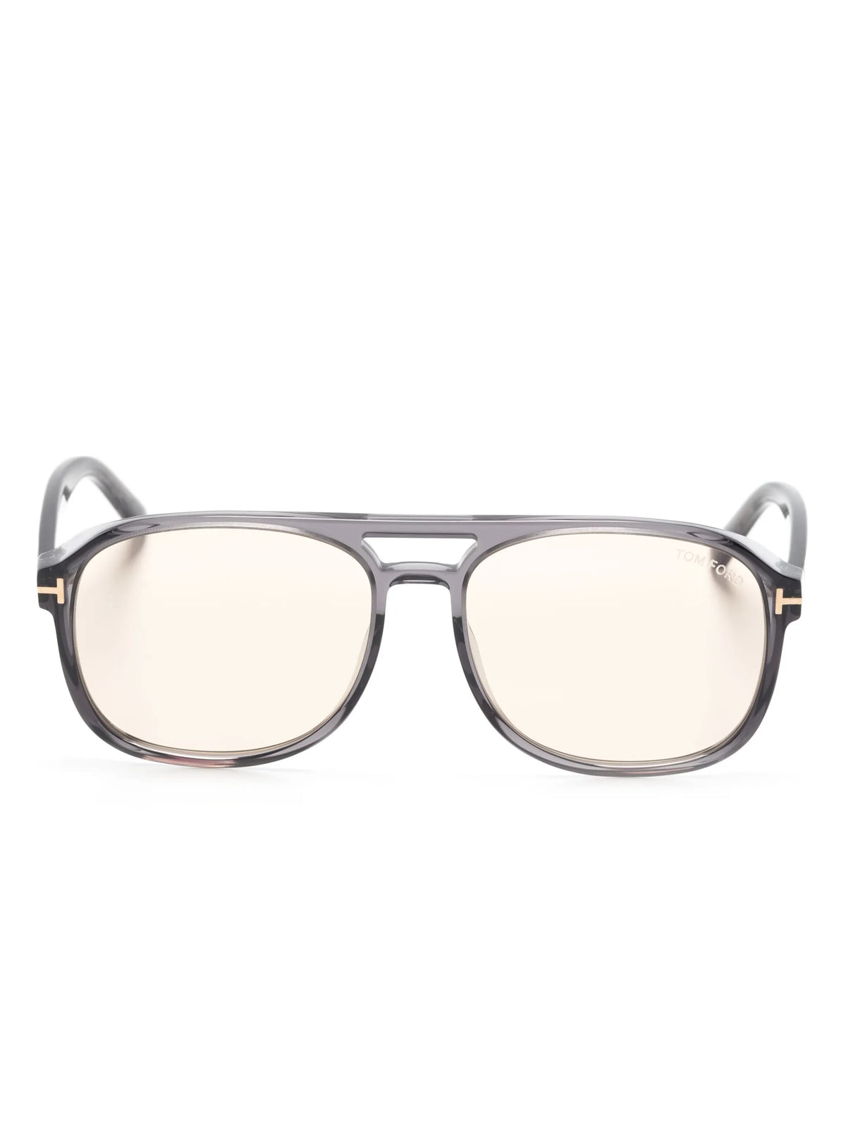 pilot-frame tinted-lenses sunglasses