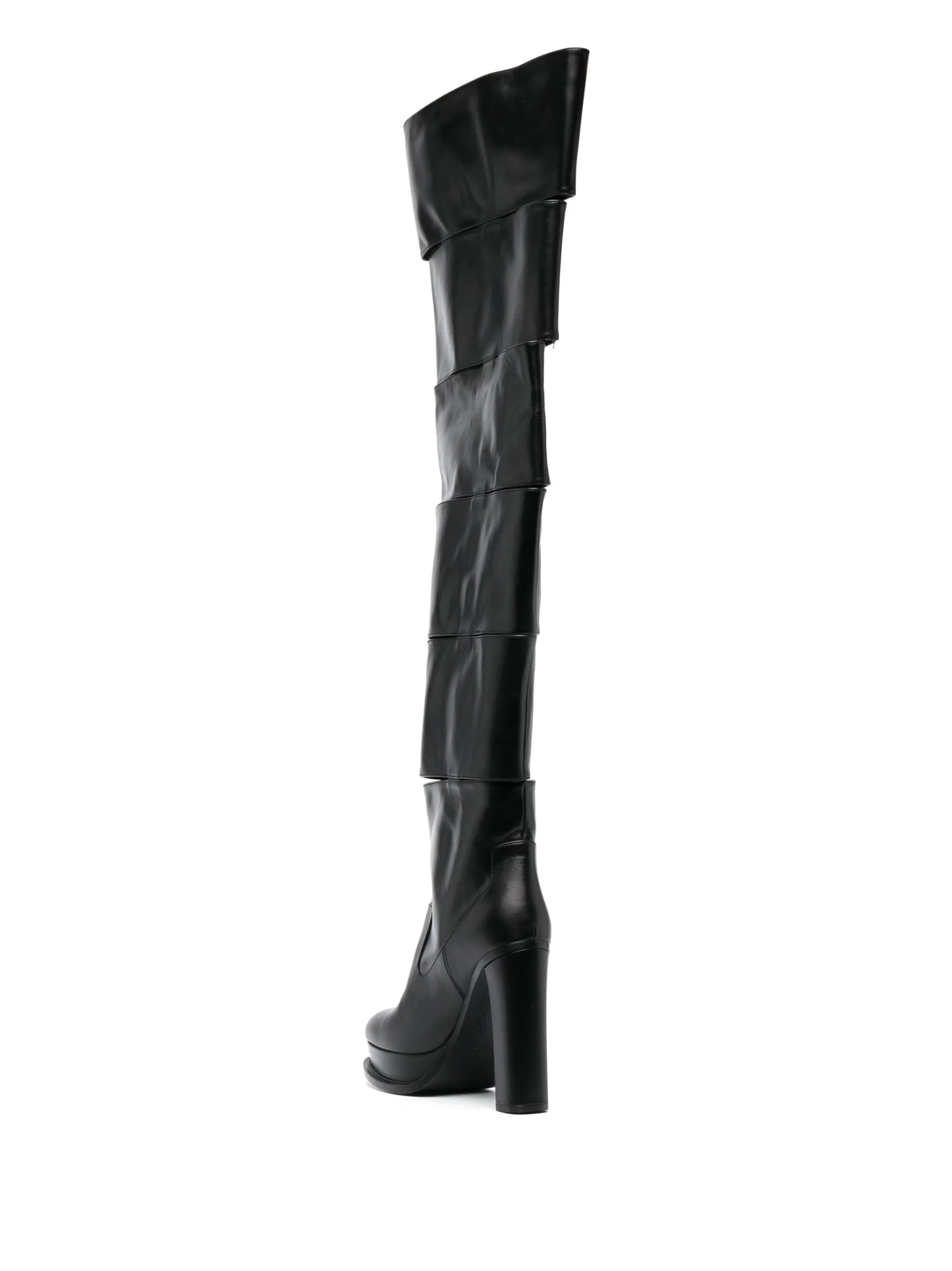 Slash over-the-knee boots