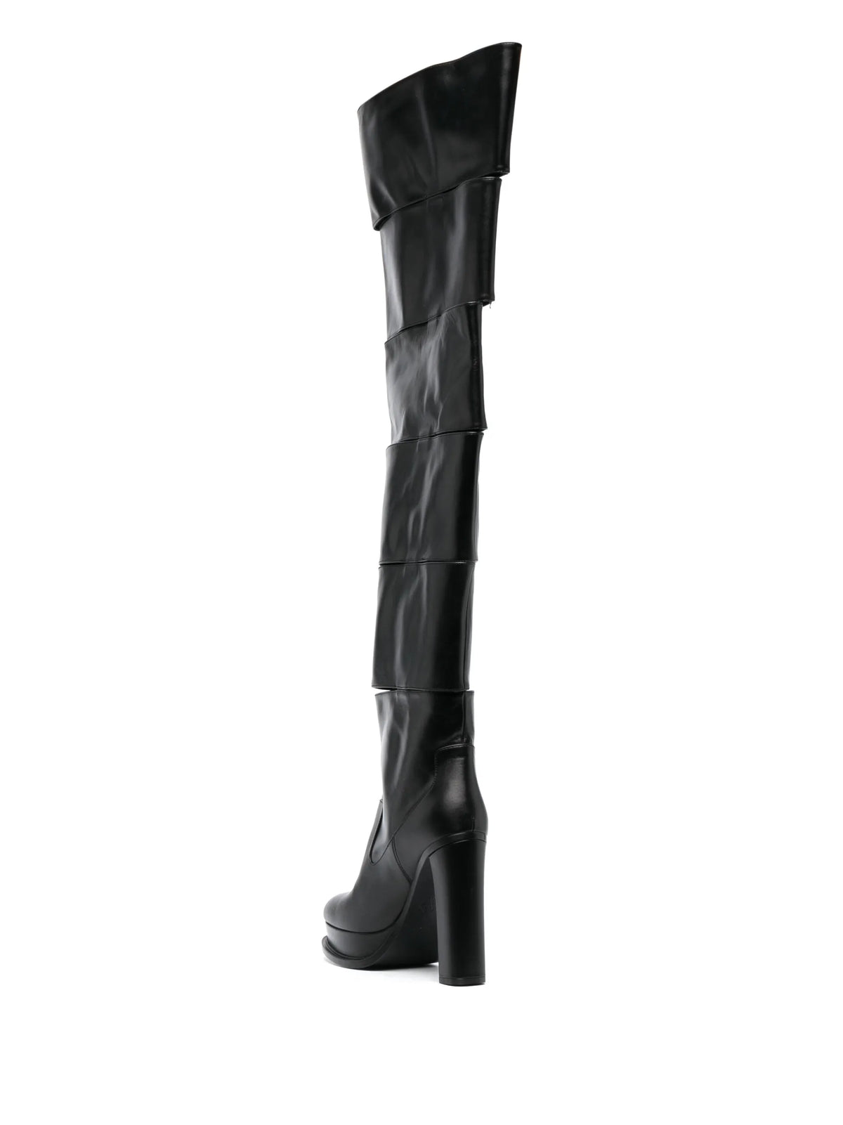 Slash over-the-knee boots