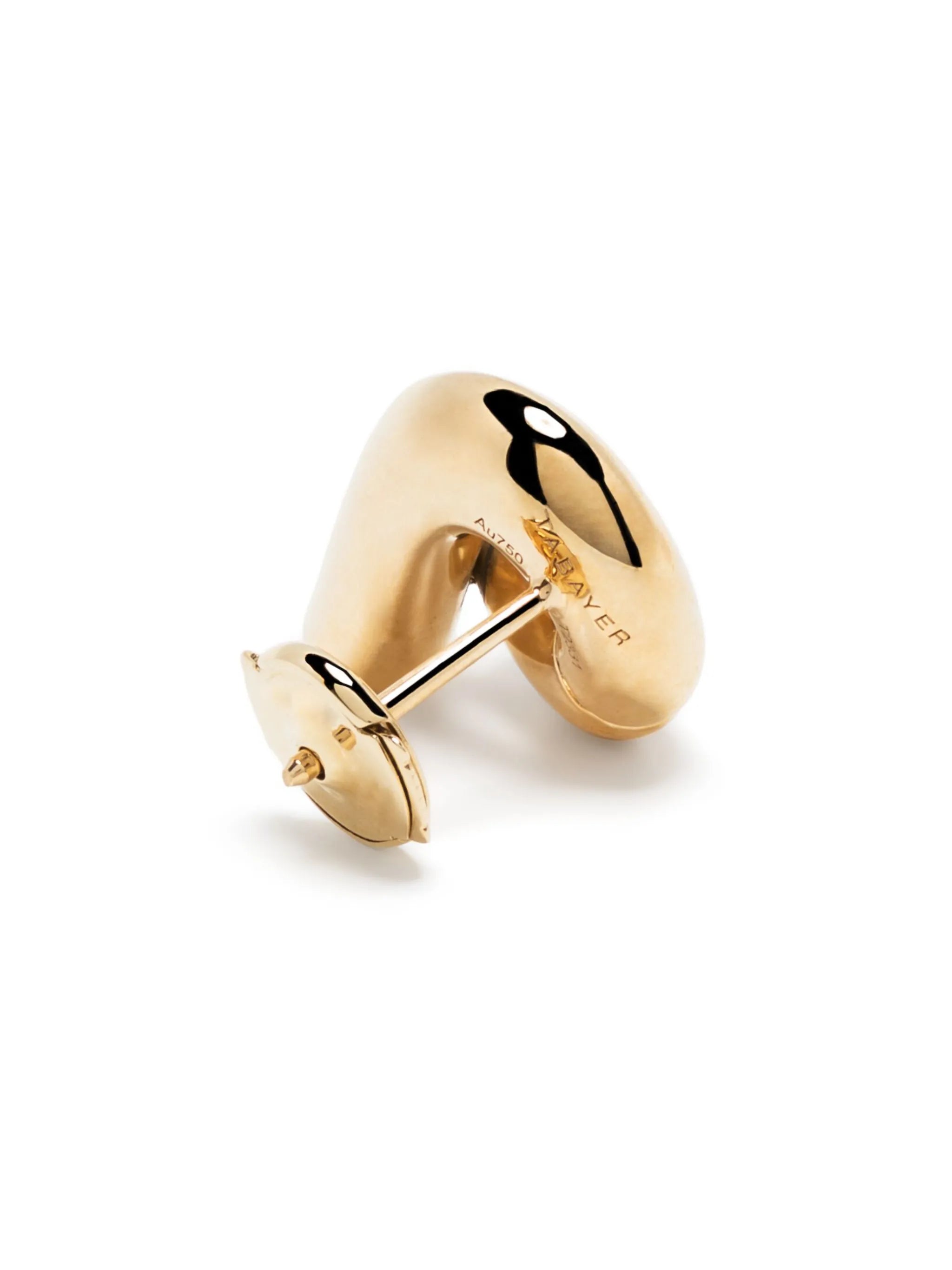 18kt yellow gold Oera diamond stud earrings