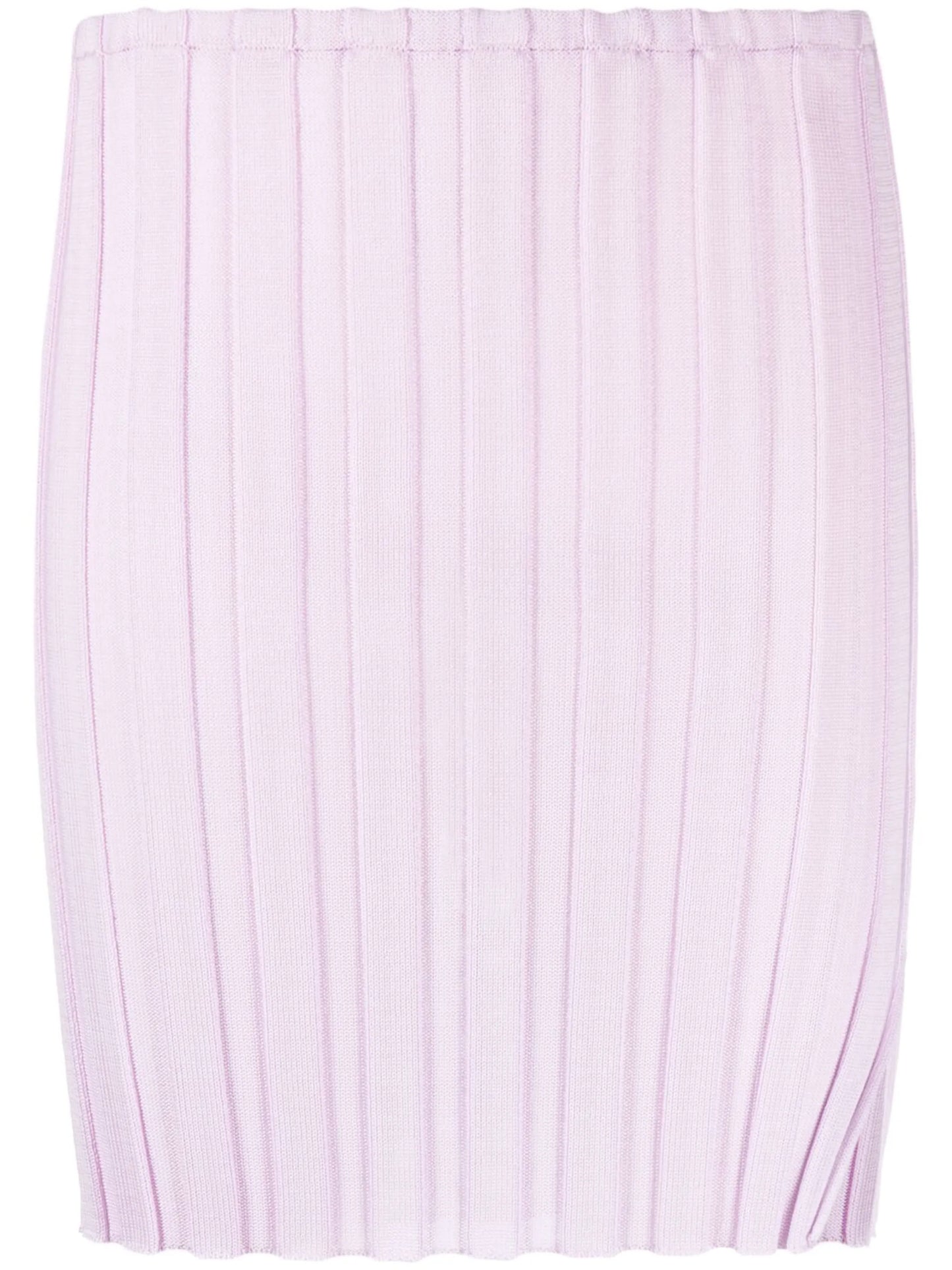 Katrine ribbed-knit miniskirt
