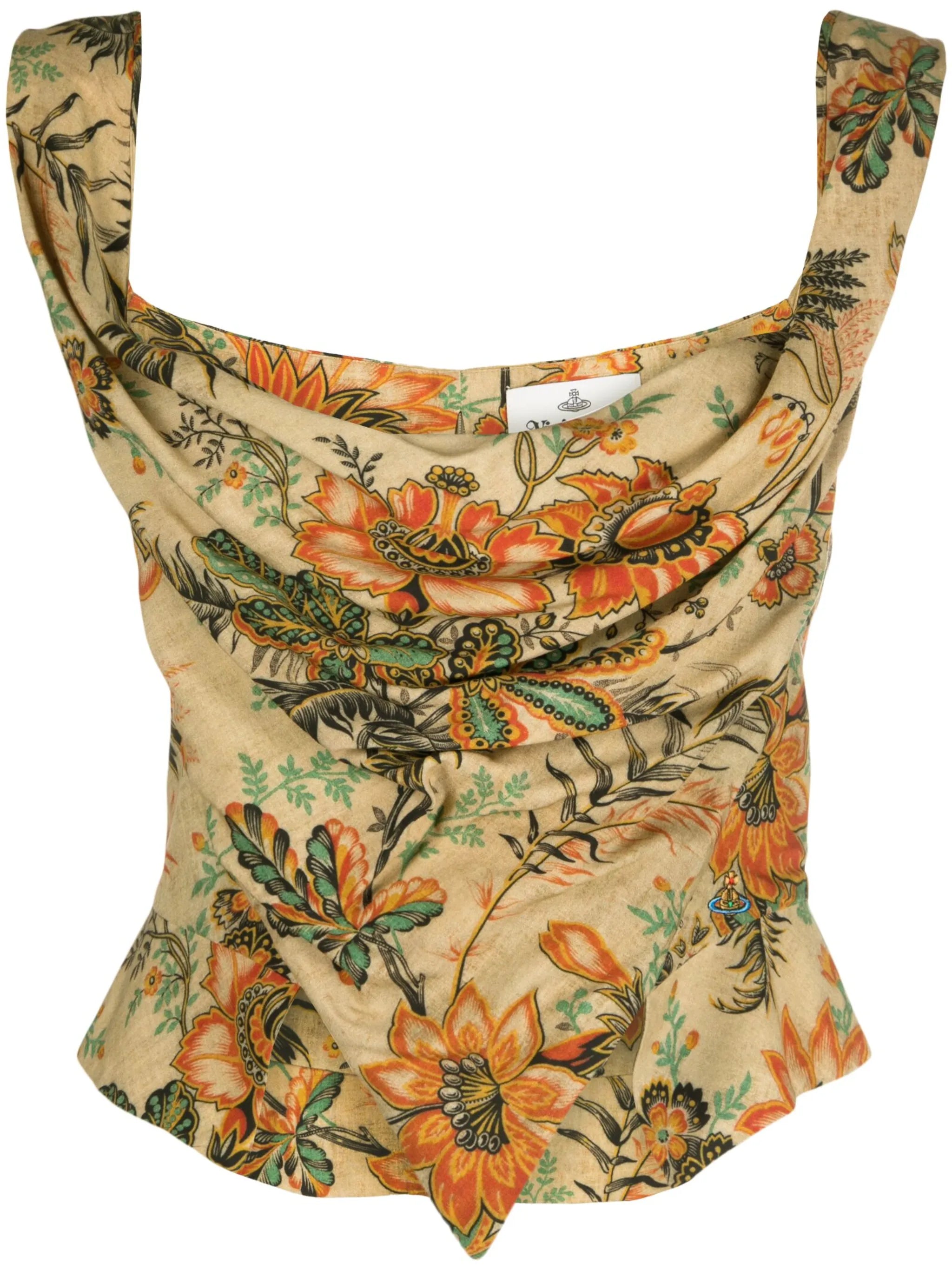 Sunday floral-print top