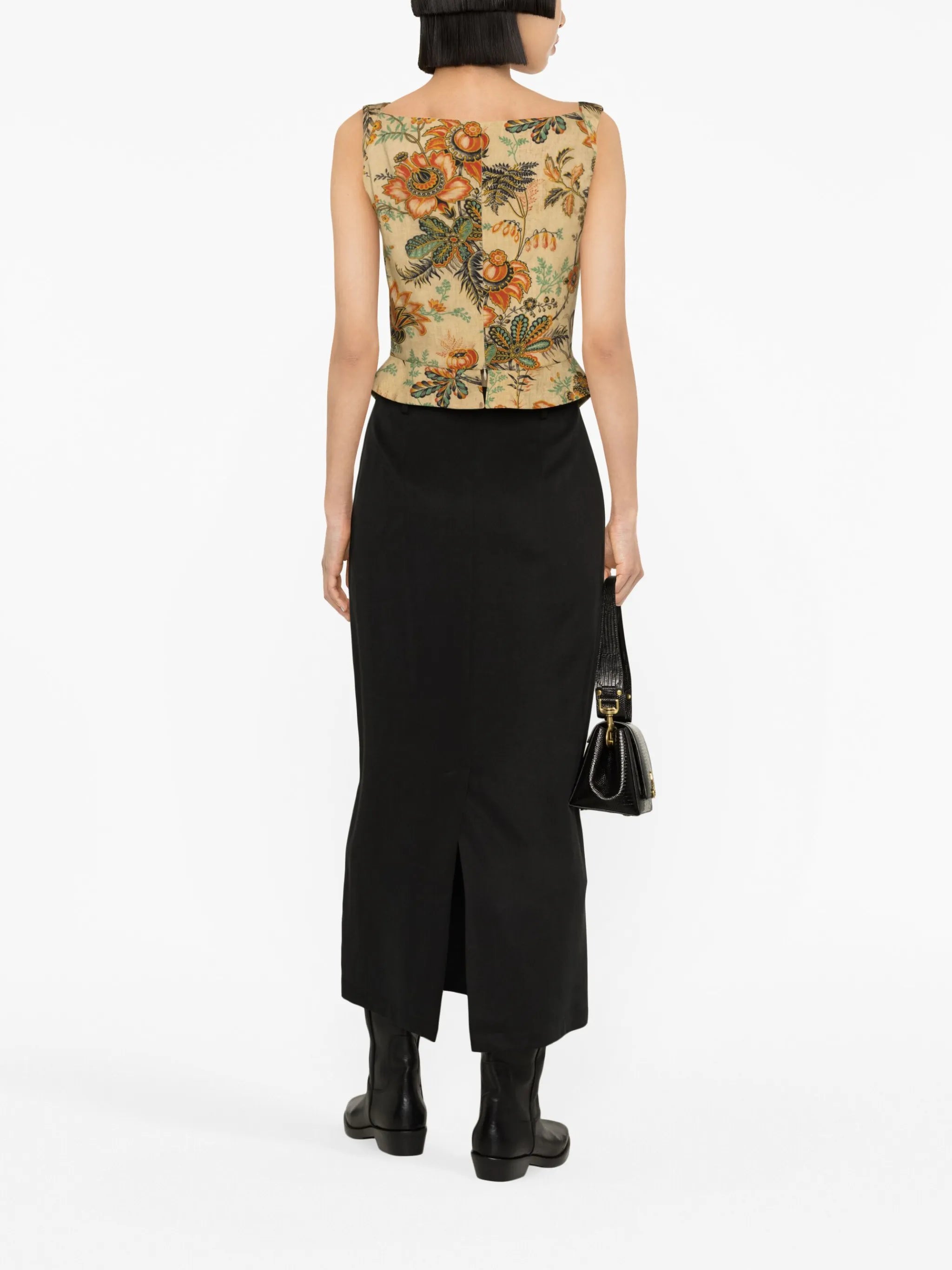 Sunday floral-print top