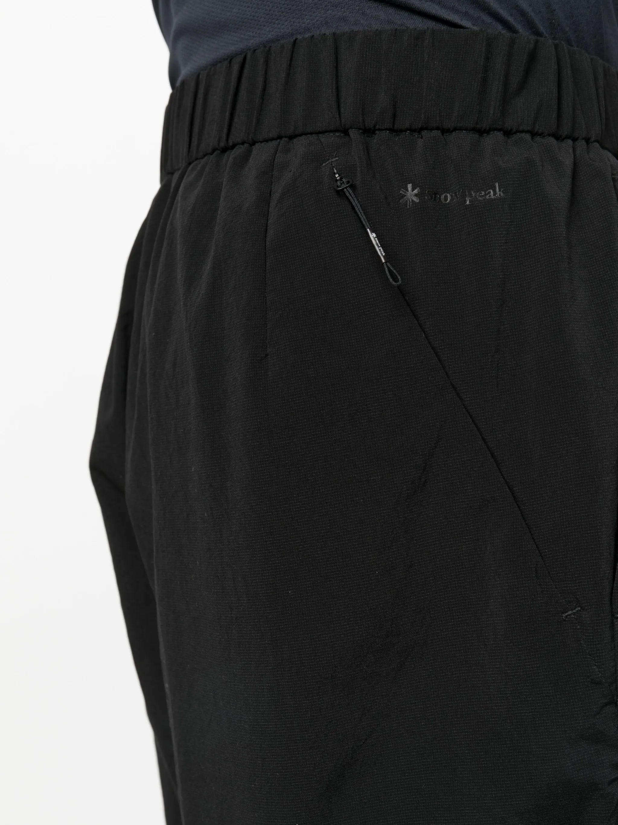 logo-print elasticated drawstring-waist shorts