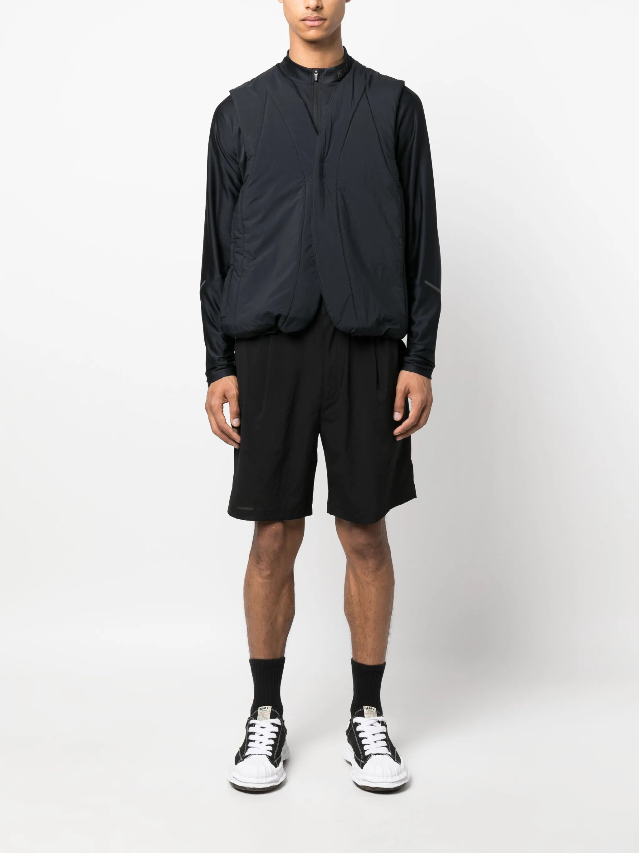 logo-print elasticated drawstring-waist shorts
