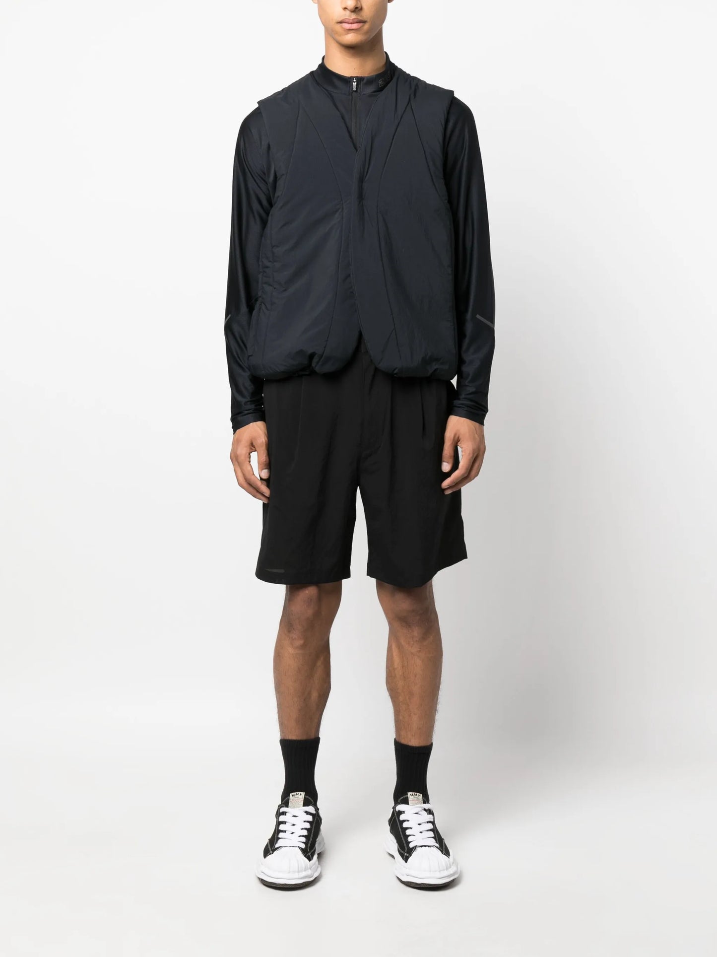 logo-print elasticated drawstring-waist shorts