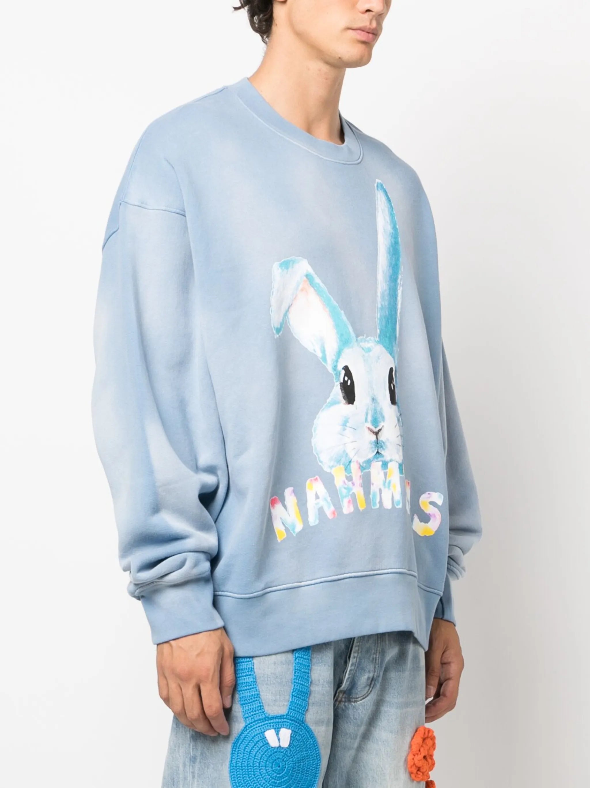 Nah Bunny printed cotton sweatshirt