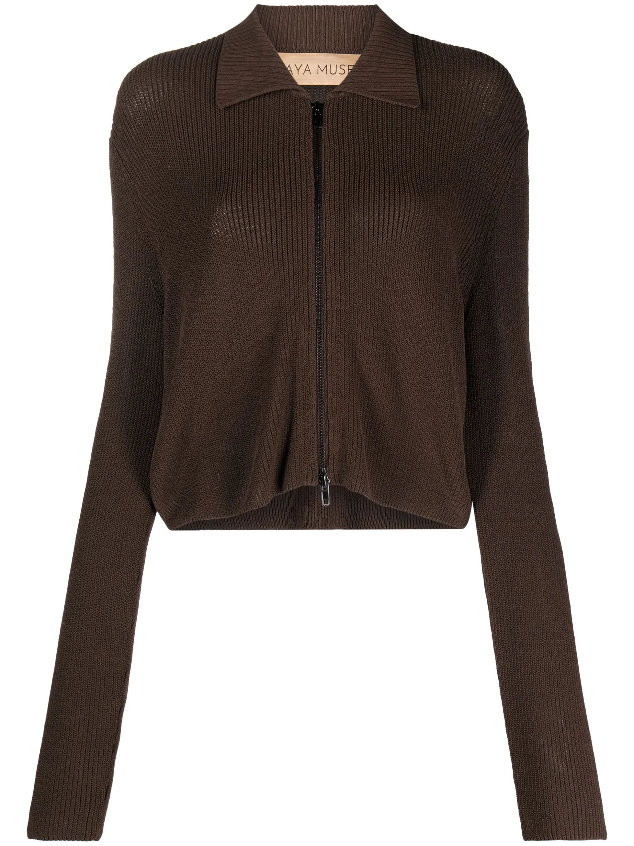 Musa ribbed-knit cardigan