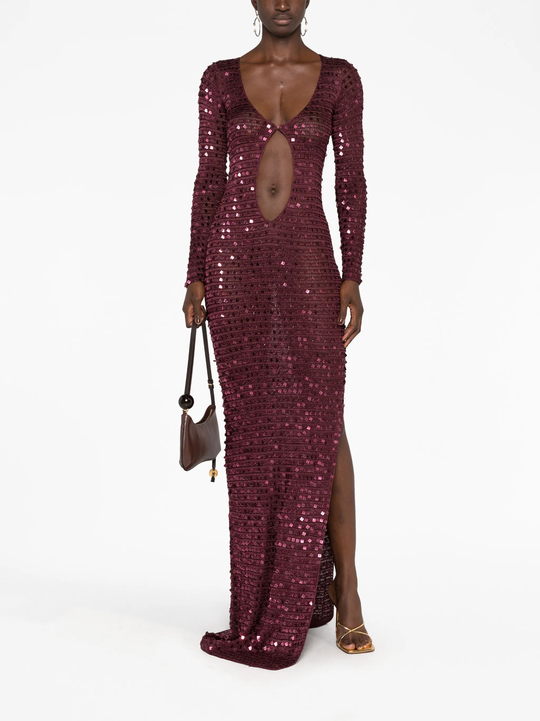 Chyha sequin-embellished maxi dress
