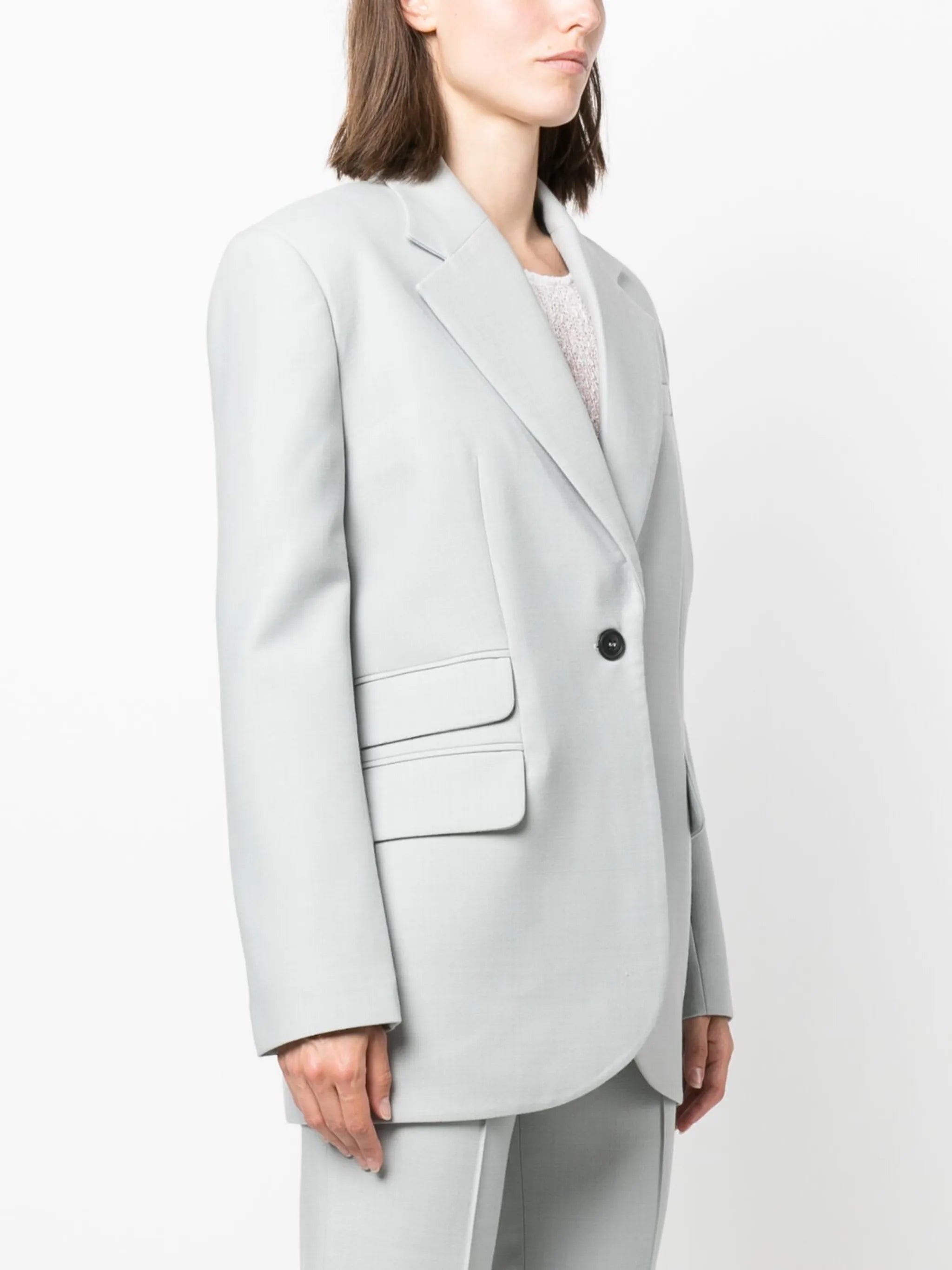 notch-lapel single-breasted blazer
