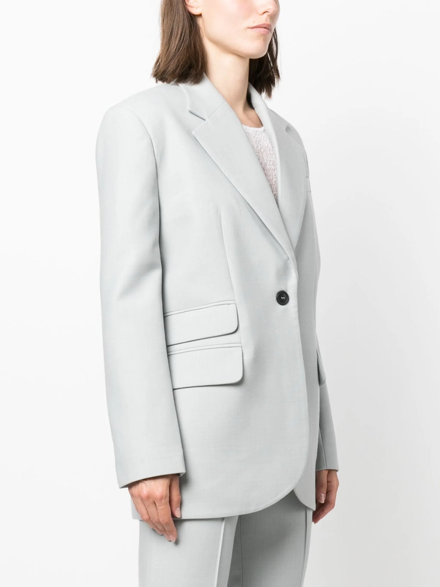 notch-lapel single-breasted blazer