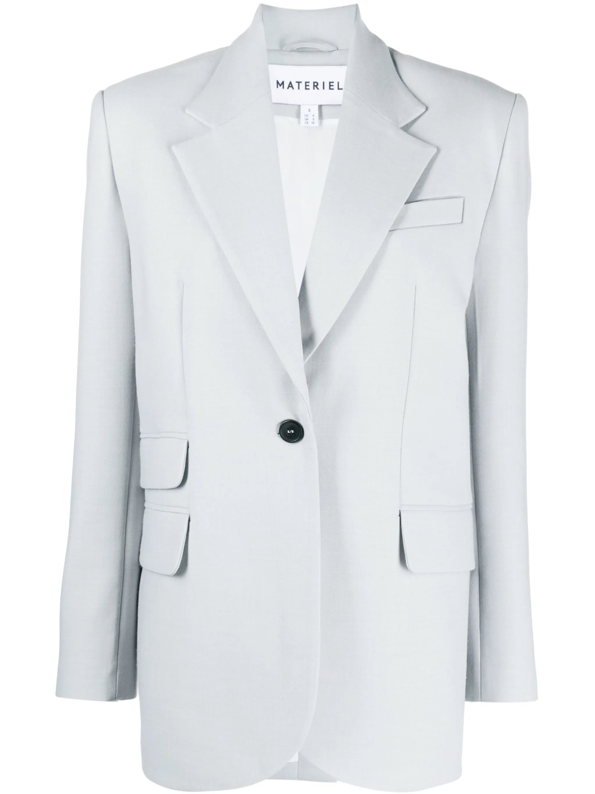 notch-lapel single-breasted blazer
