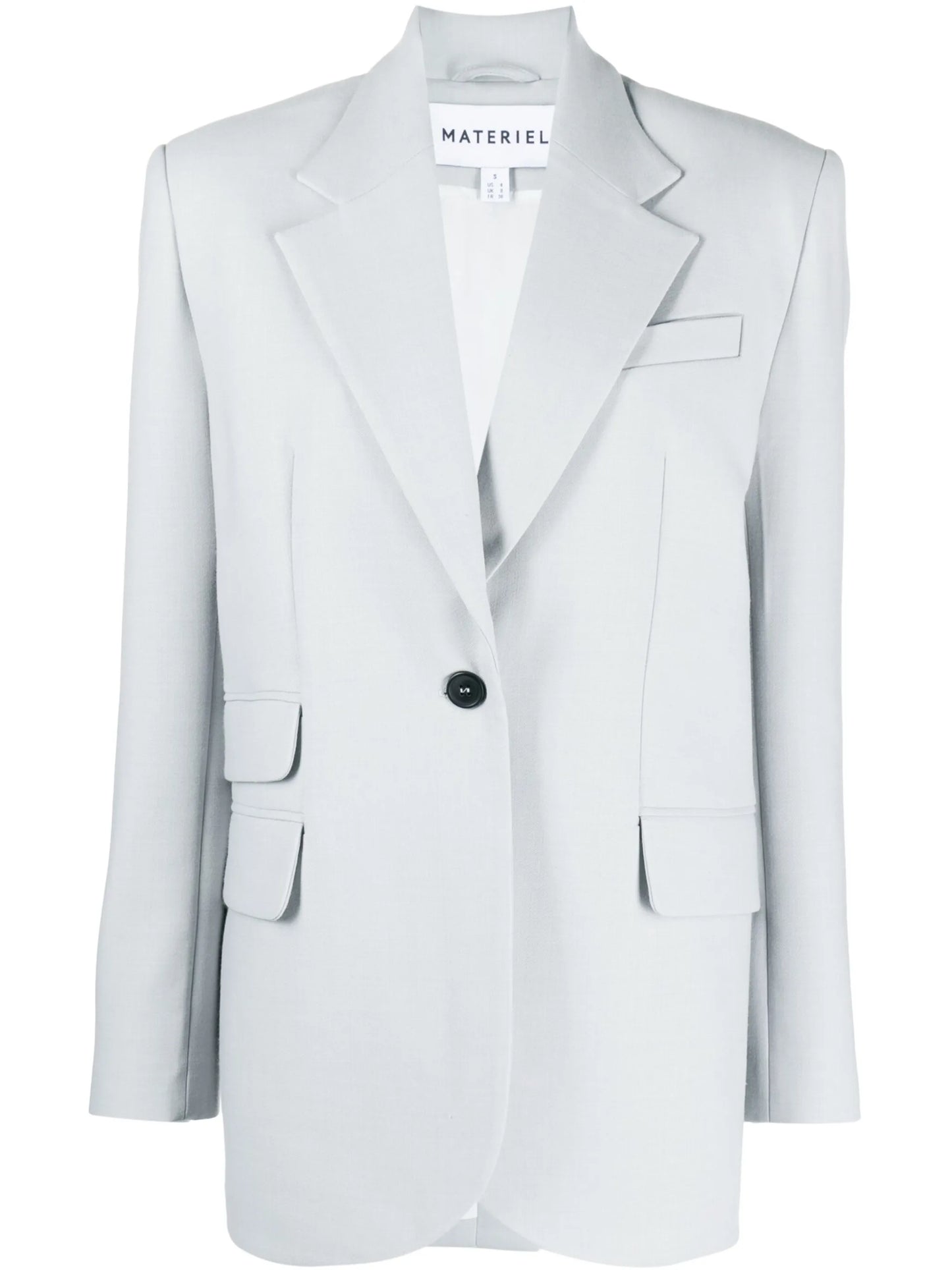notch-lapel single-breasted blazer