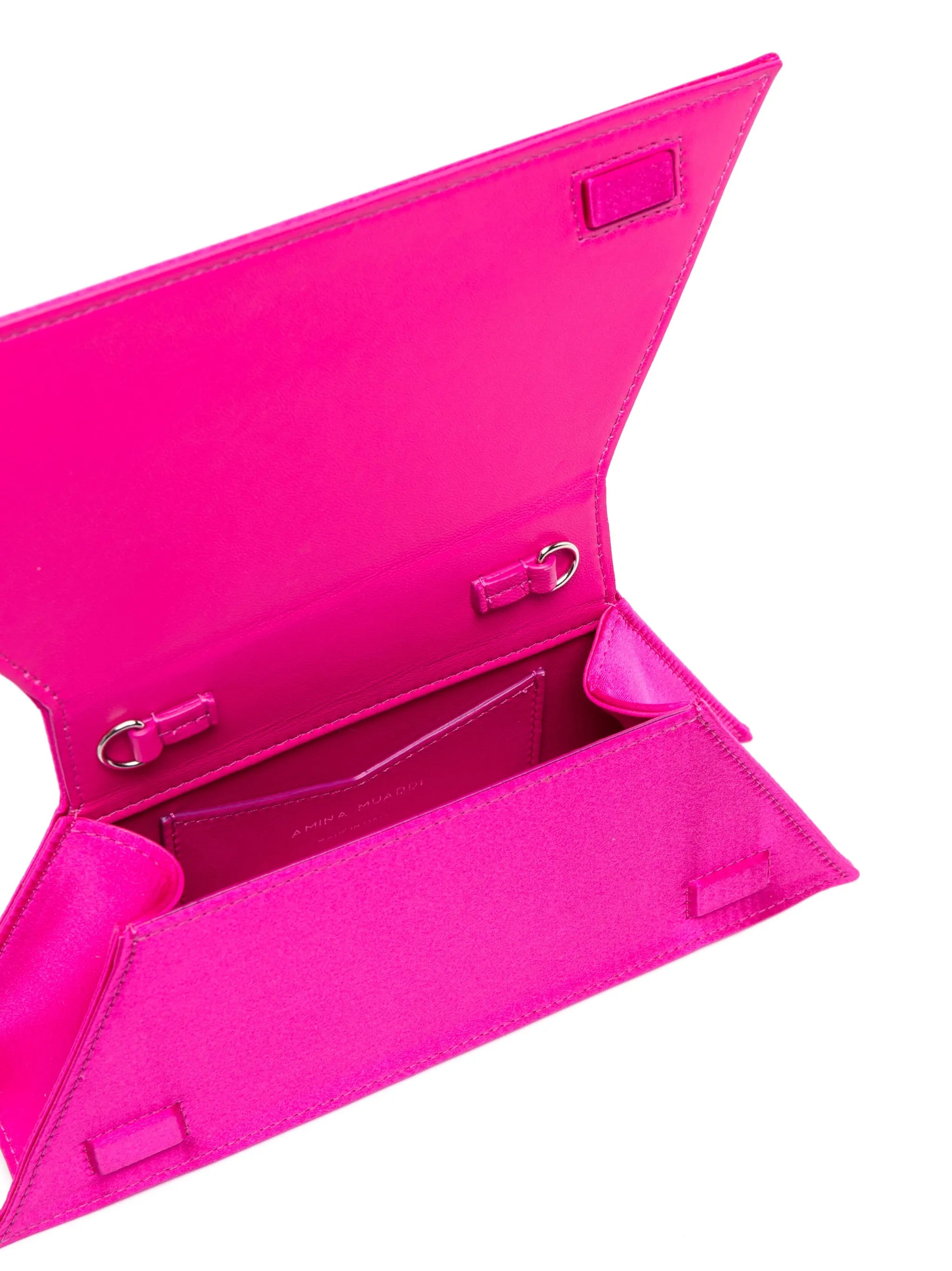 Superamini Yigit satin clutch